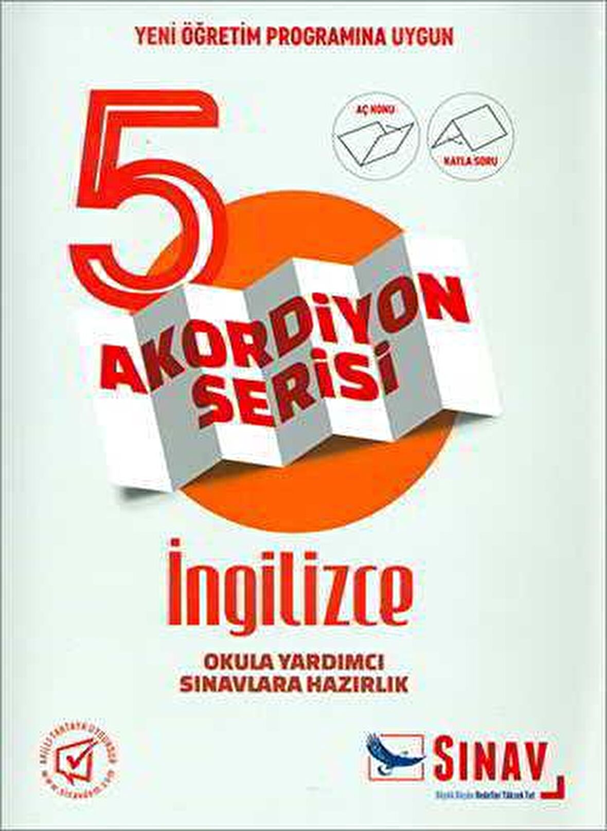 Sınav 5.Sınıf İngilizce Aç Konu Katla Soru Akordiyon Serisi