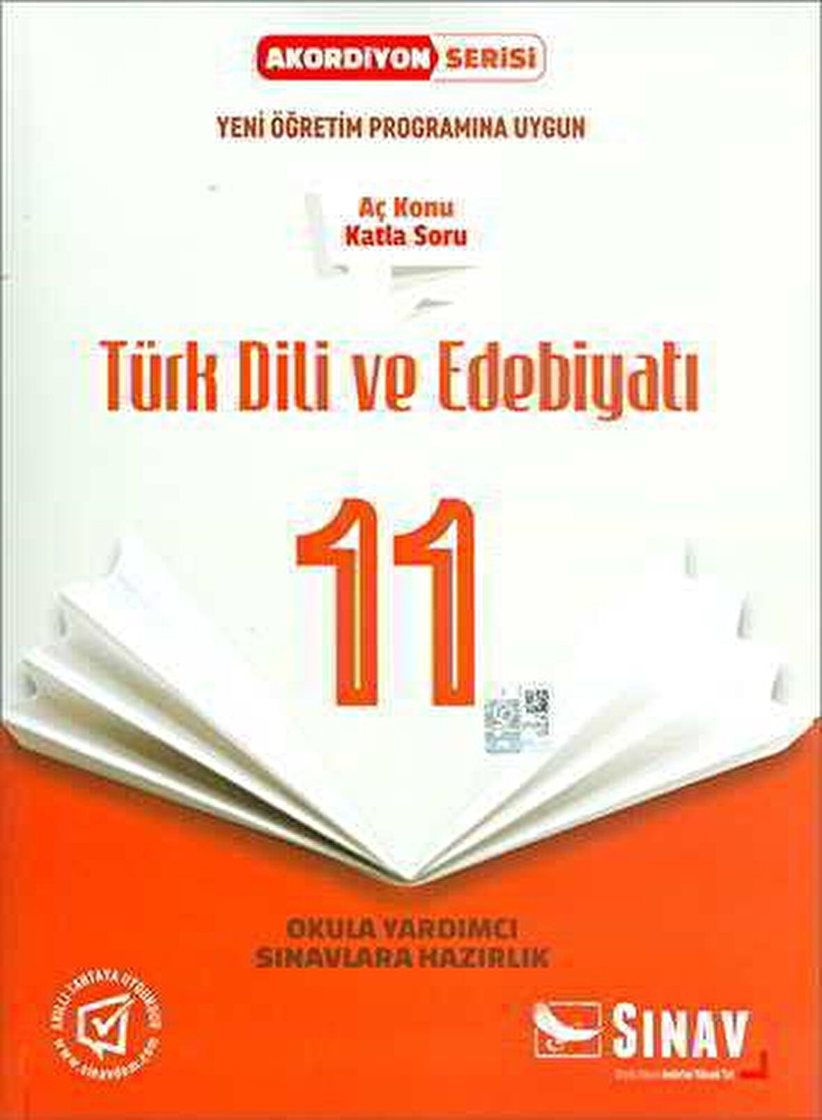 Sınav 11.Sınıf Türk Dili ve Edebiyatı Aç Konu Katla Soru Akordiyon Serisi