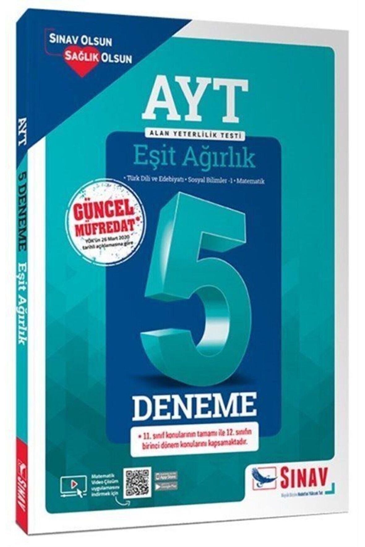 AYT Eşit Ağırlık Çözümlü 5 Deneme