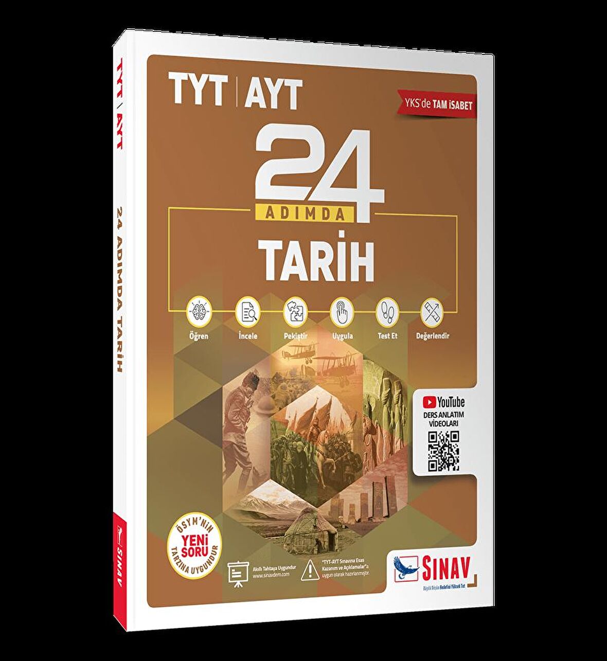TYT AYT 24 Adımda Tarih Sınav Yayınları
