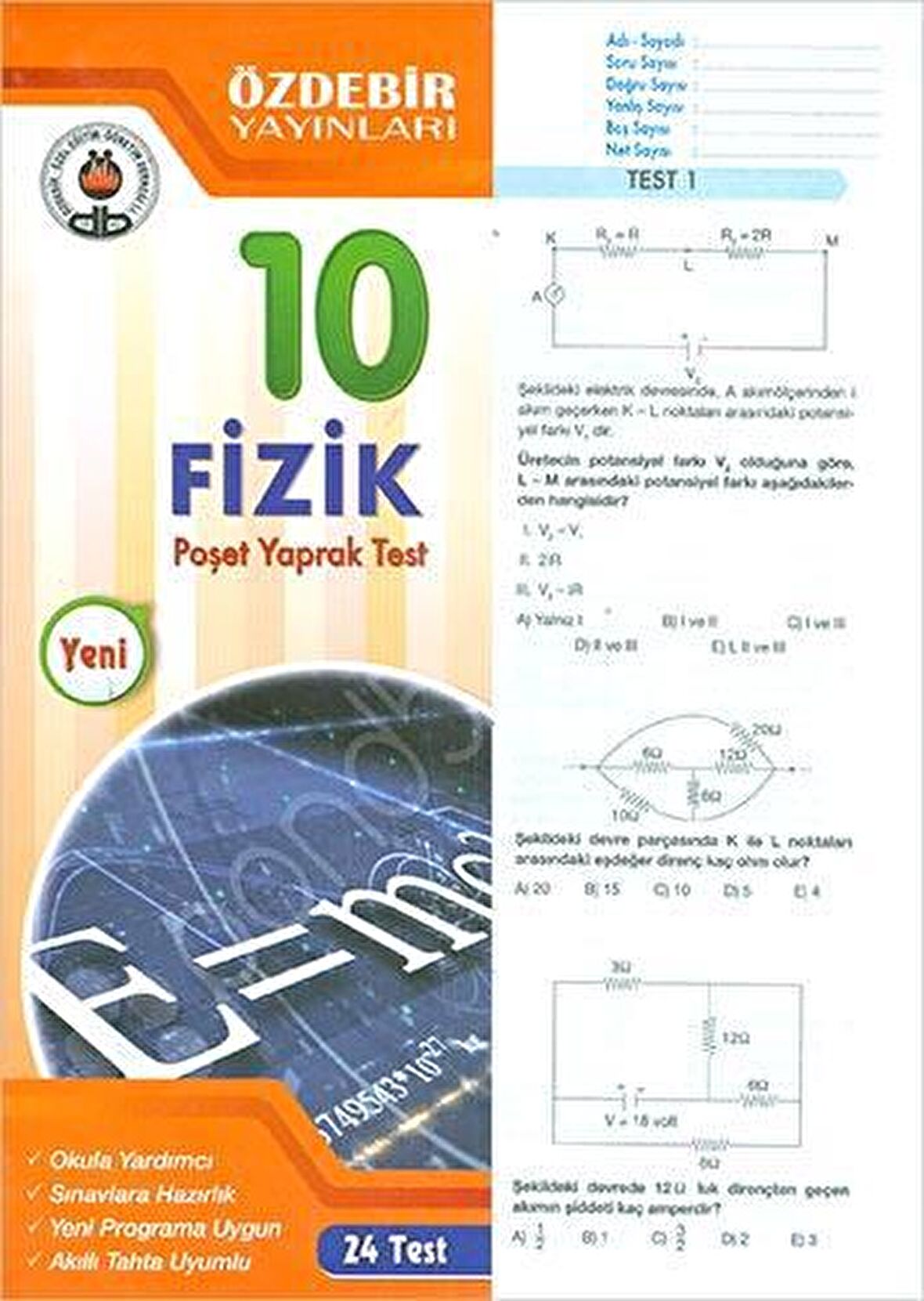 10. Sınıf Fizik Yaprak Test