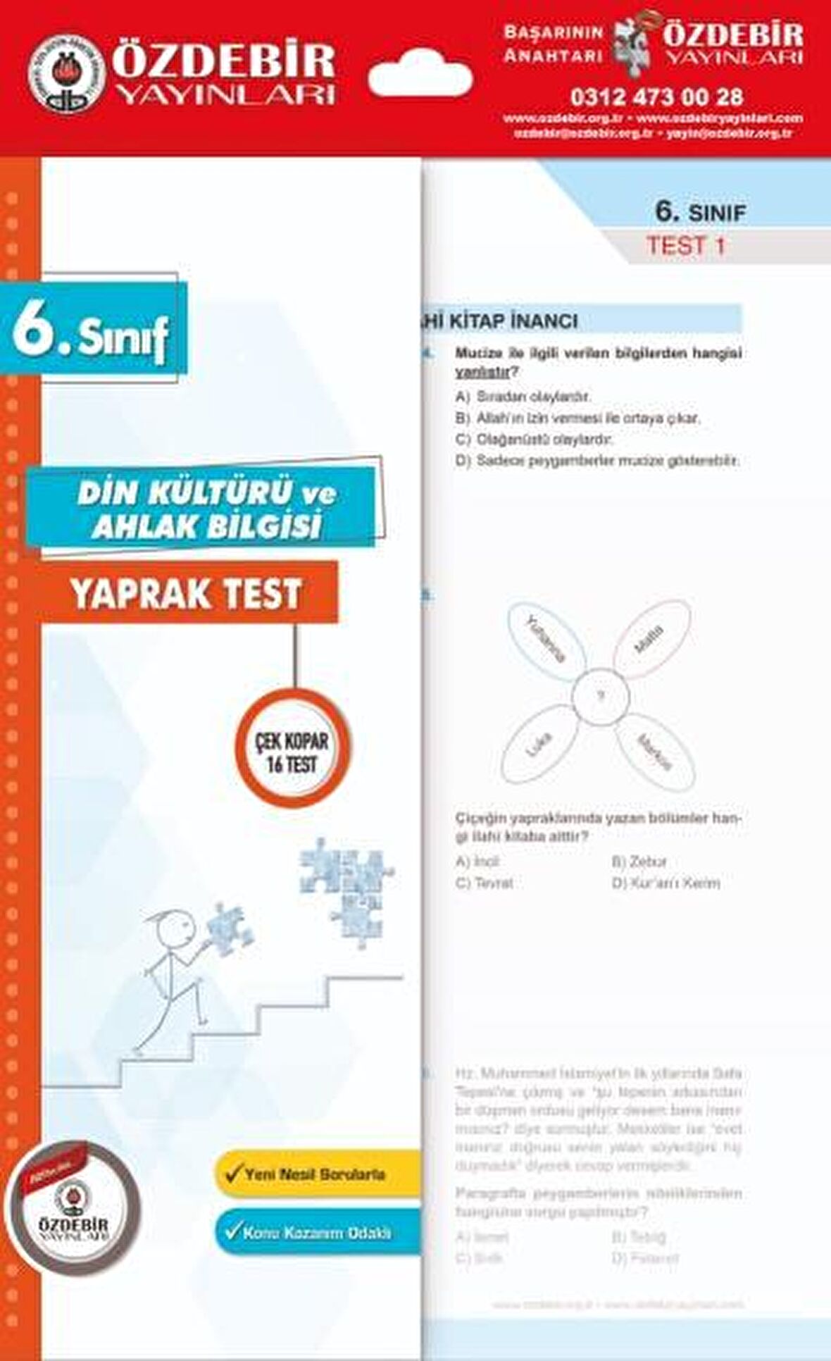 6. Sınıf Din Kültürü ve Ahlak Bilgisi Yaprak Test