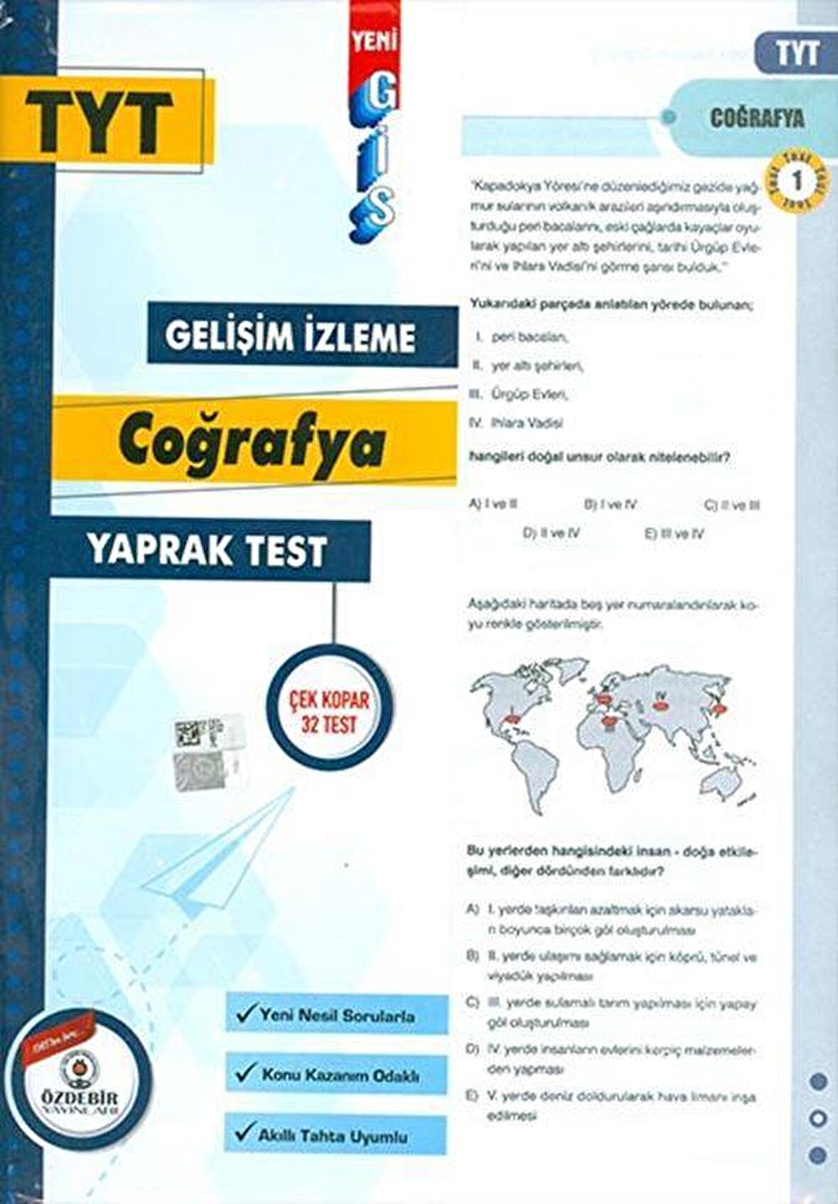 TYT Gelişim İzleme Yaprak Test Coğrafya