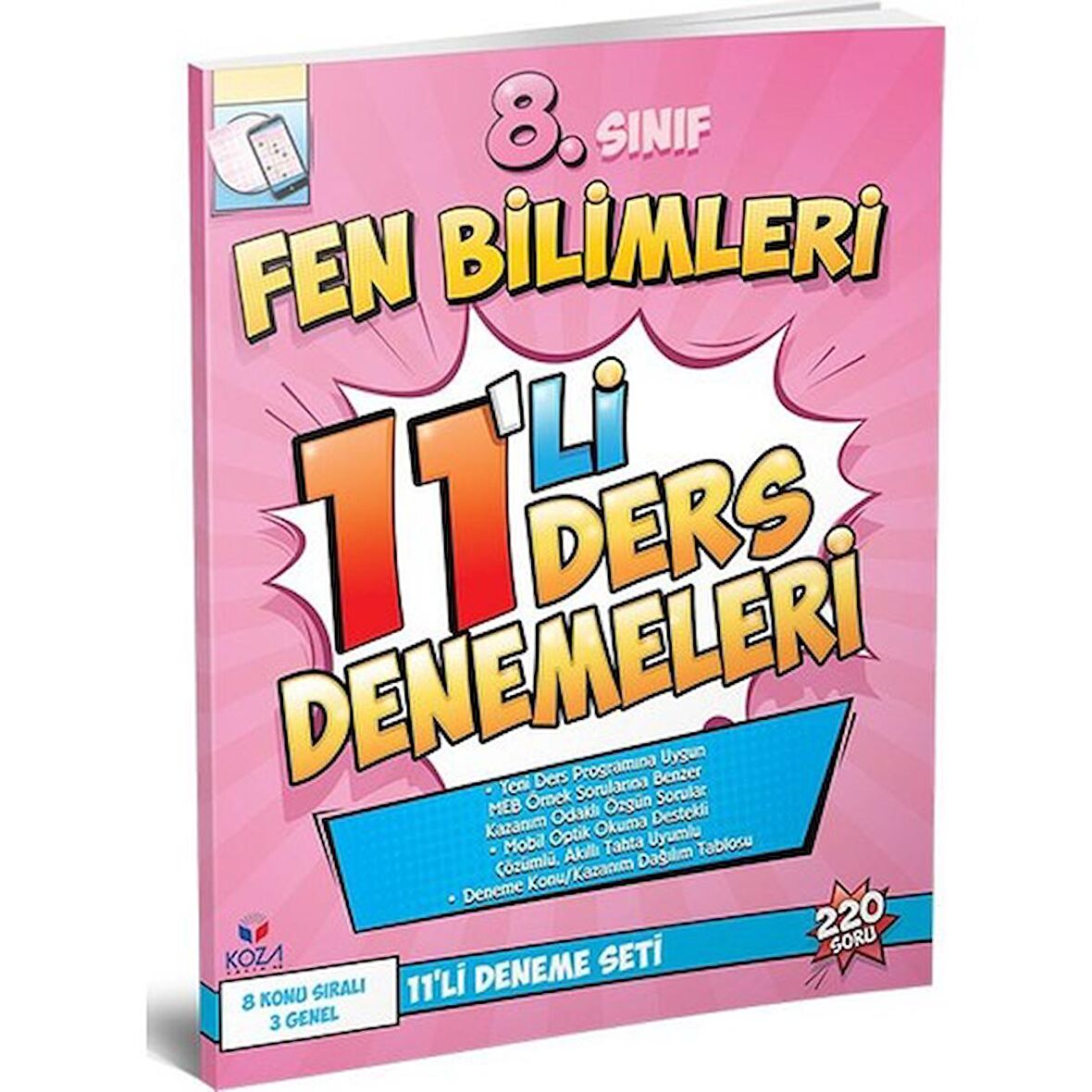 Koza Karaca 8.sınıf Fen Bilimleri 11'li Ders Denemeleri