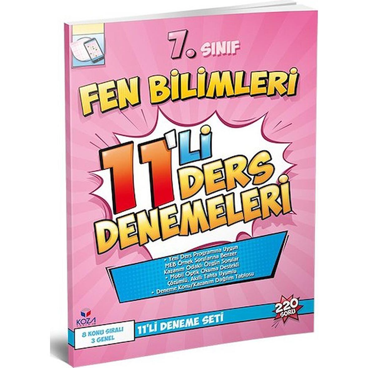 Koza Karaca 7.sınıf Fen Bilimleri 11'li Ders Denemeleri