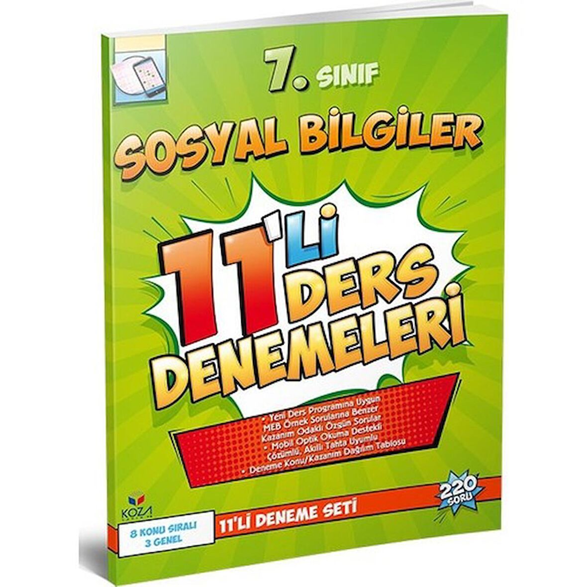 Koza Karaca 7.sınıf Sosyal Bilgiler 11'li Ders Denemeleri