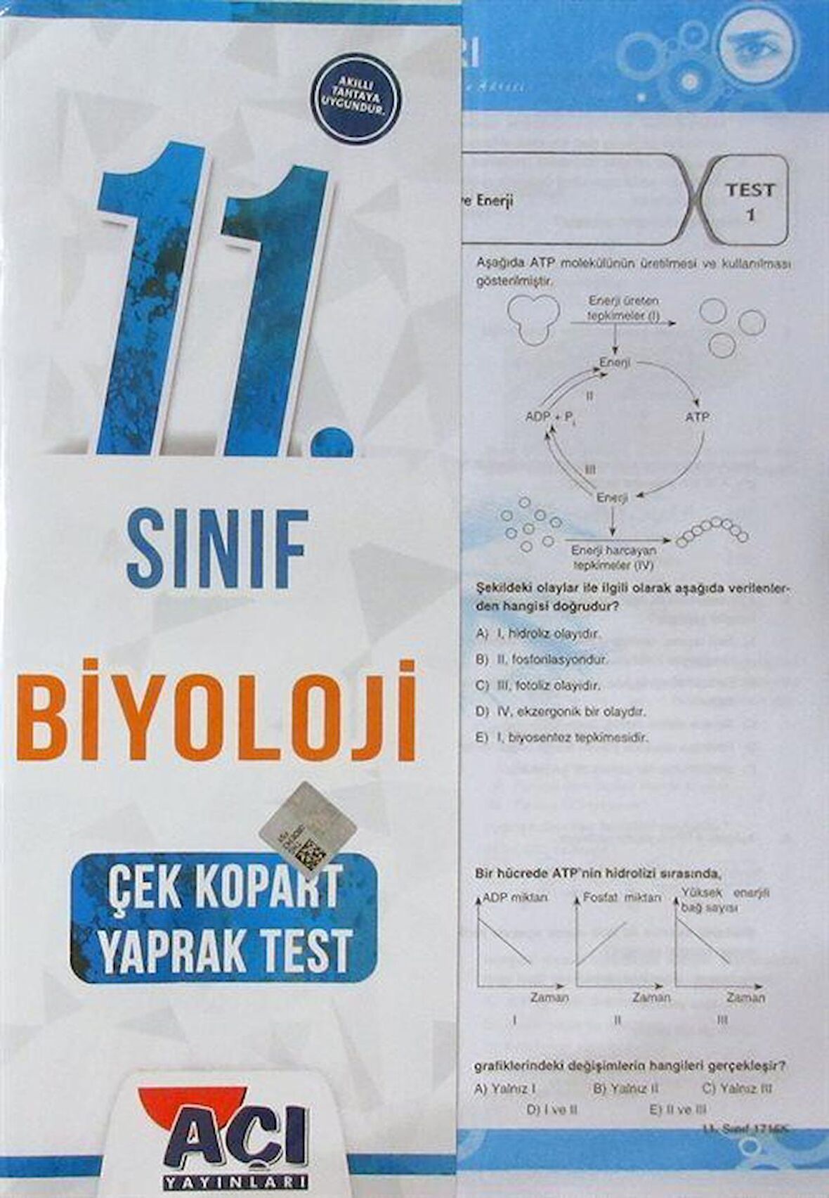 11. Sınıf Biyoloji Çek Kopart Yaprak Test / Kolektif