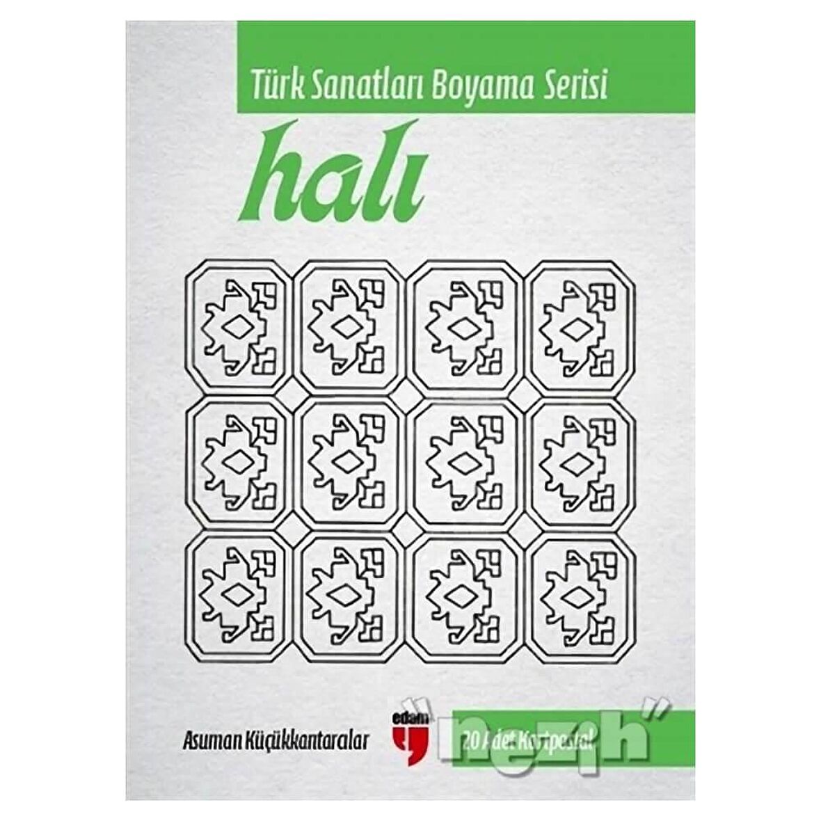 Halı - Türk Sanatları Boyama Serisi - 20 Adet Kartpostal