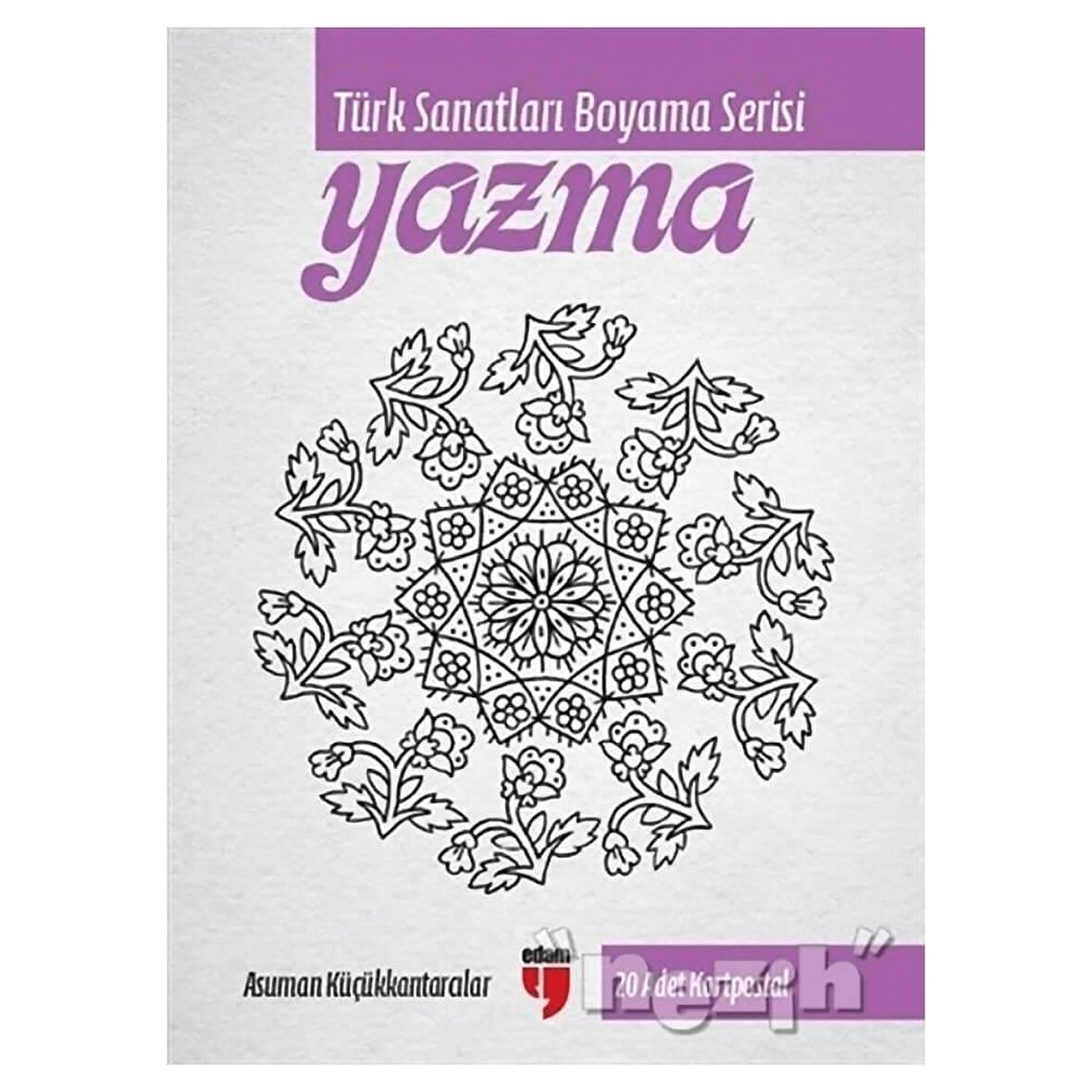 Yazma - Türk Sanatları Boyama Serisi 20 Adet Kartpostal