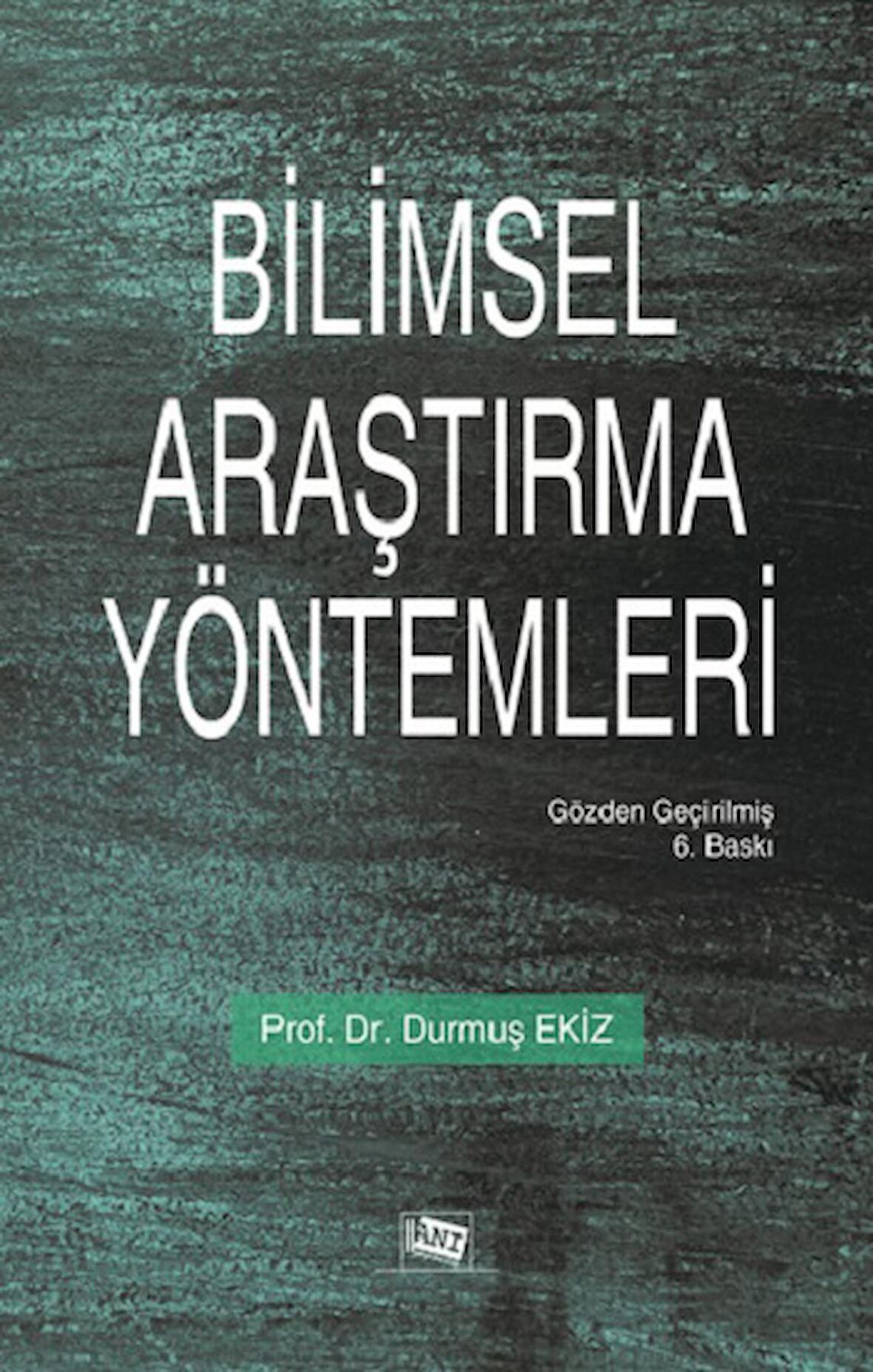 Bilimsel Araştırma Yöntemleri