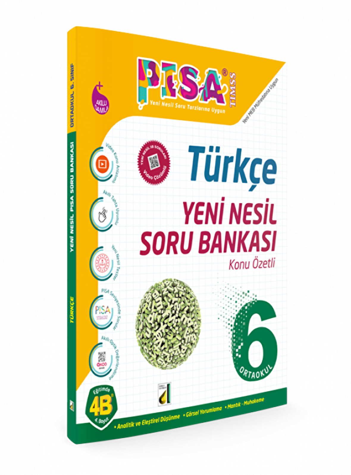 DAMLA 6.SINIF TÜRKÇE YENİ NESİL SORU BANKASI PİSA