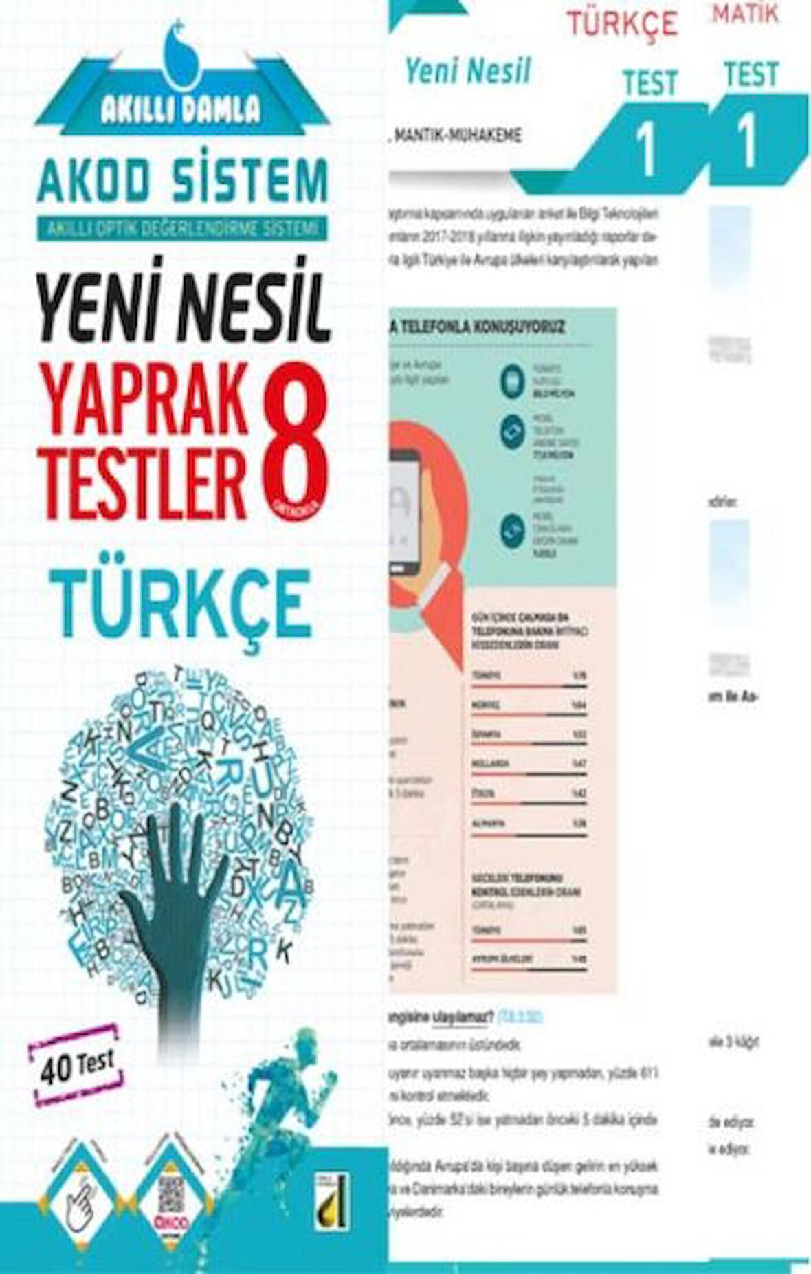 Akıllı Damla Türkçe Yeni Nesil Yaprak Testler-8. Sınıf