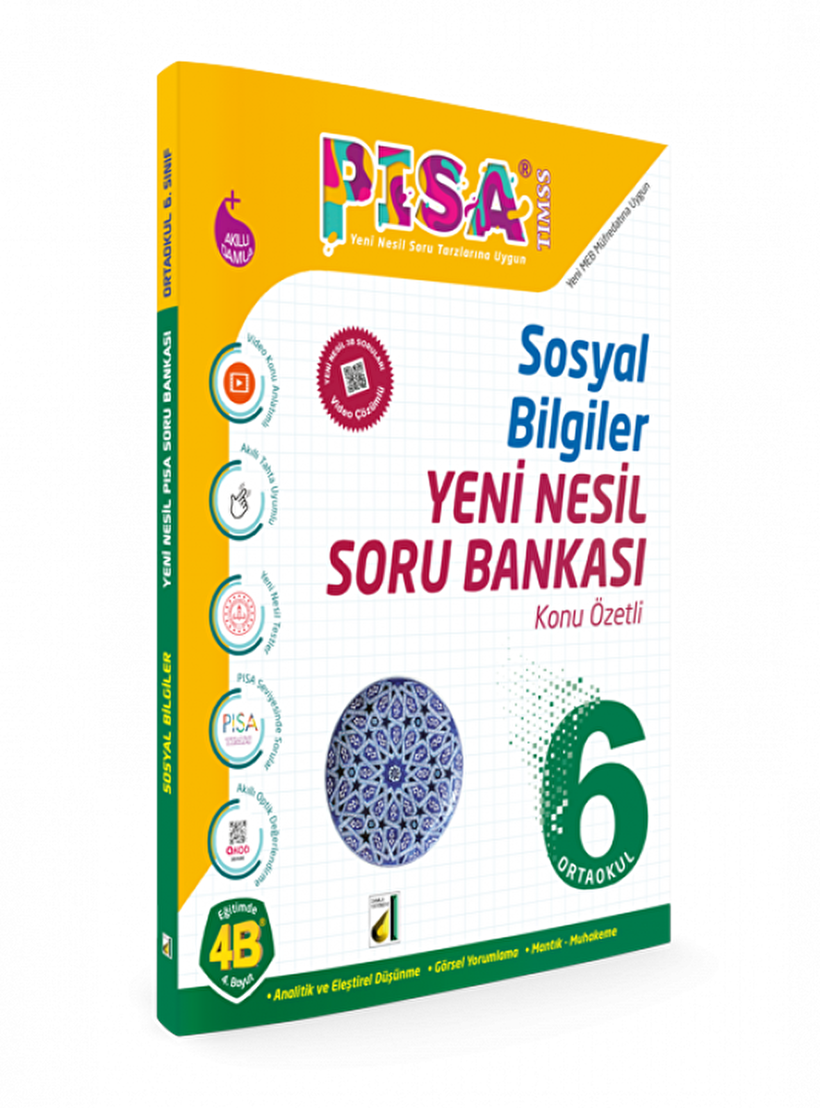 DAMLA 6.SINIF SOSYAL BİLGİLER YENİ NESİL SORU BANK