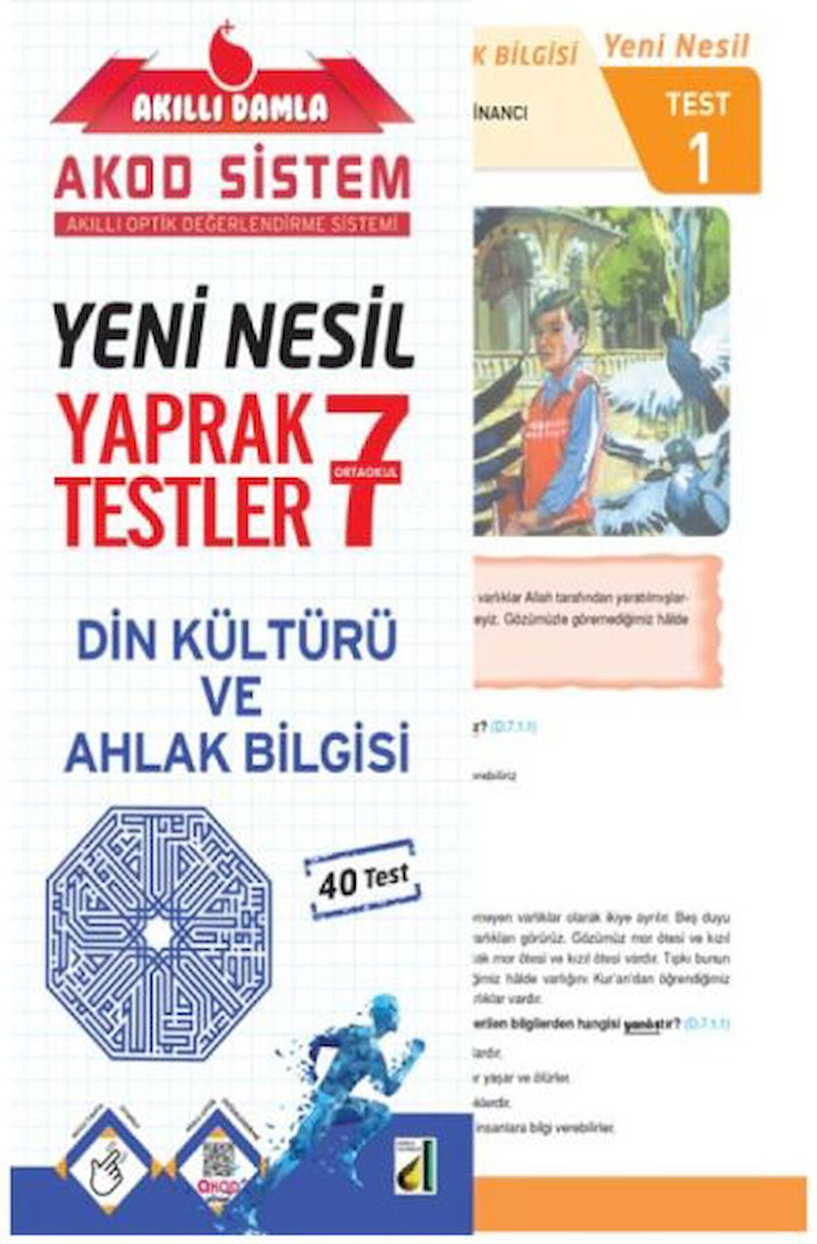 Akıllı Damla Din Kültürü Ve Ahlak Bilgisi Yeni Nesil Yaprak Testler - 7. Sınıf