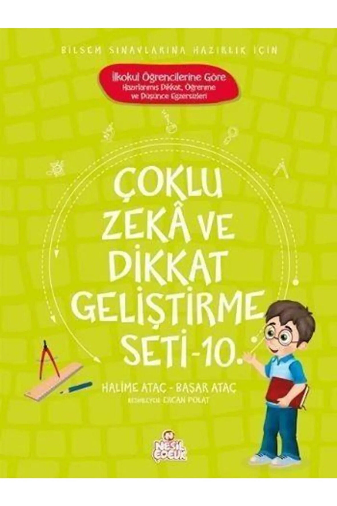 Çoklu Zeka Ve Dikkat Geliştirme Seti - 10-hkitap-