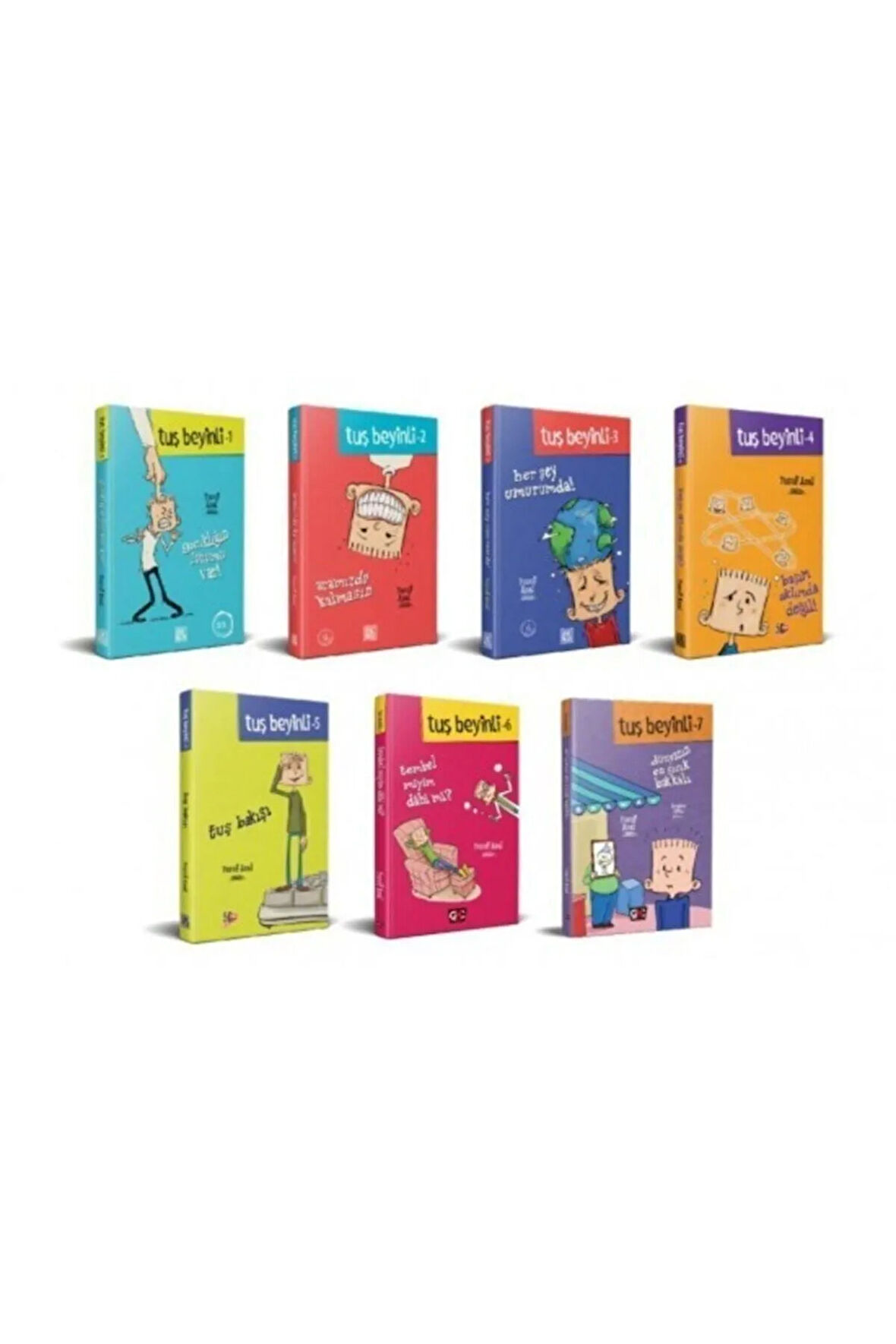 Tuş Beyinli 1-2-3-4-5-6-7 Kitap Seti /yusuf Asal