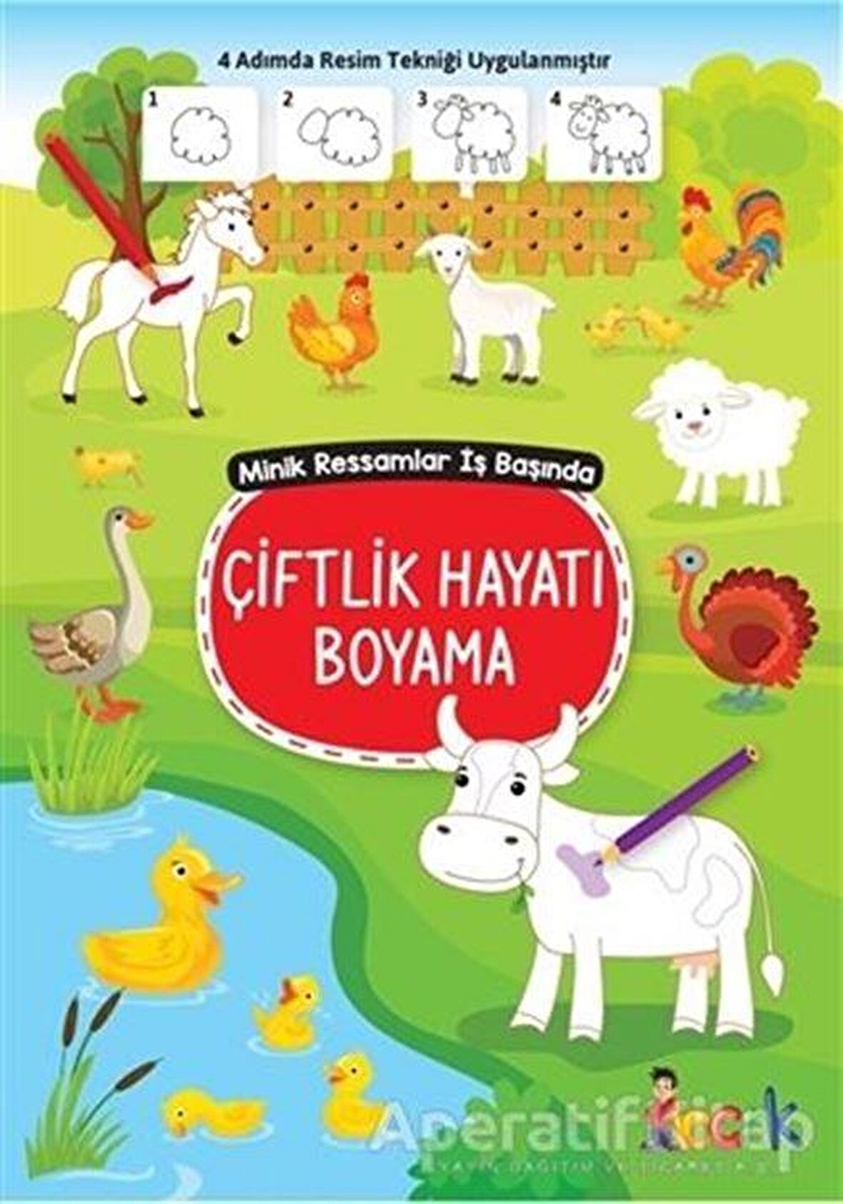 Çiftlik Hayatı Boyama - Minik Ressamlar İş Başında