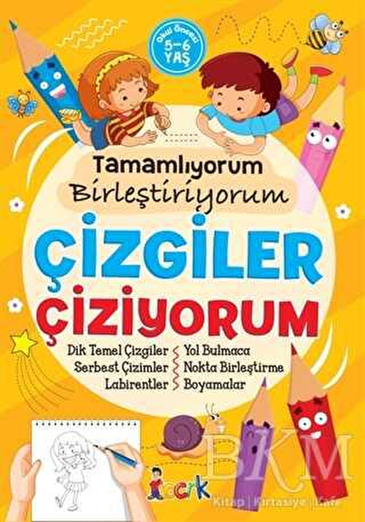 Çizgiler Çiziyorum - Tamamlıyorum Birleştiriyorum