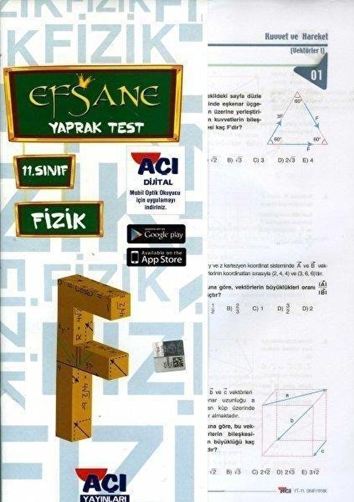 Açı Yayınları 11. Sınıf Fizik Yaprak Test