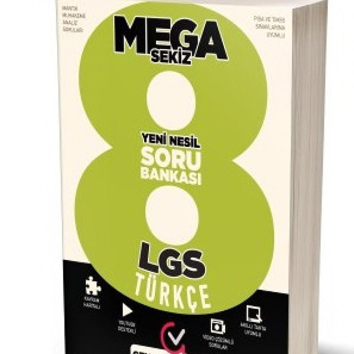 8. Sınıf LGS Mega Türkçe Soru Bankası Cevap Yayınları