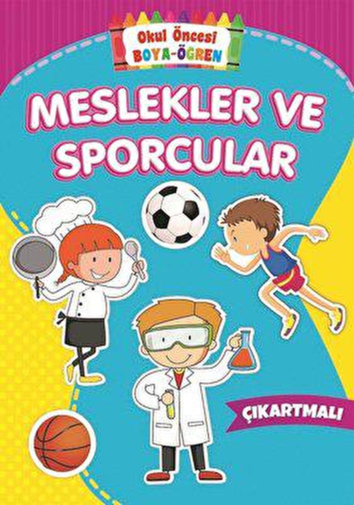 Meslekler ve Sporcular - Okul Öncesi Boya-Öğren