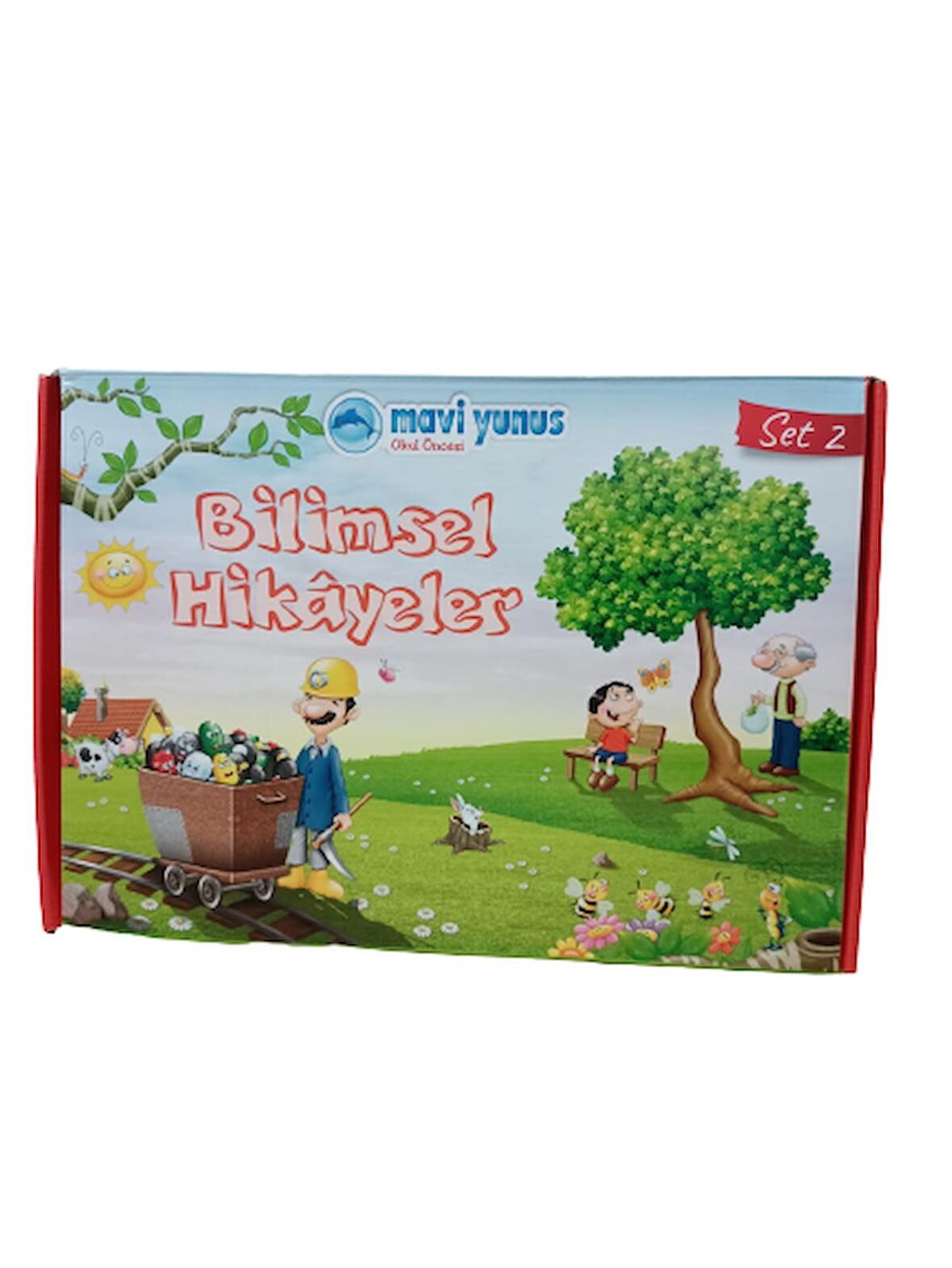 Mavi Yunus Bilimsel Hikayeler Set 2 (10 Kitap 4-5-6 Yaş)