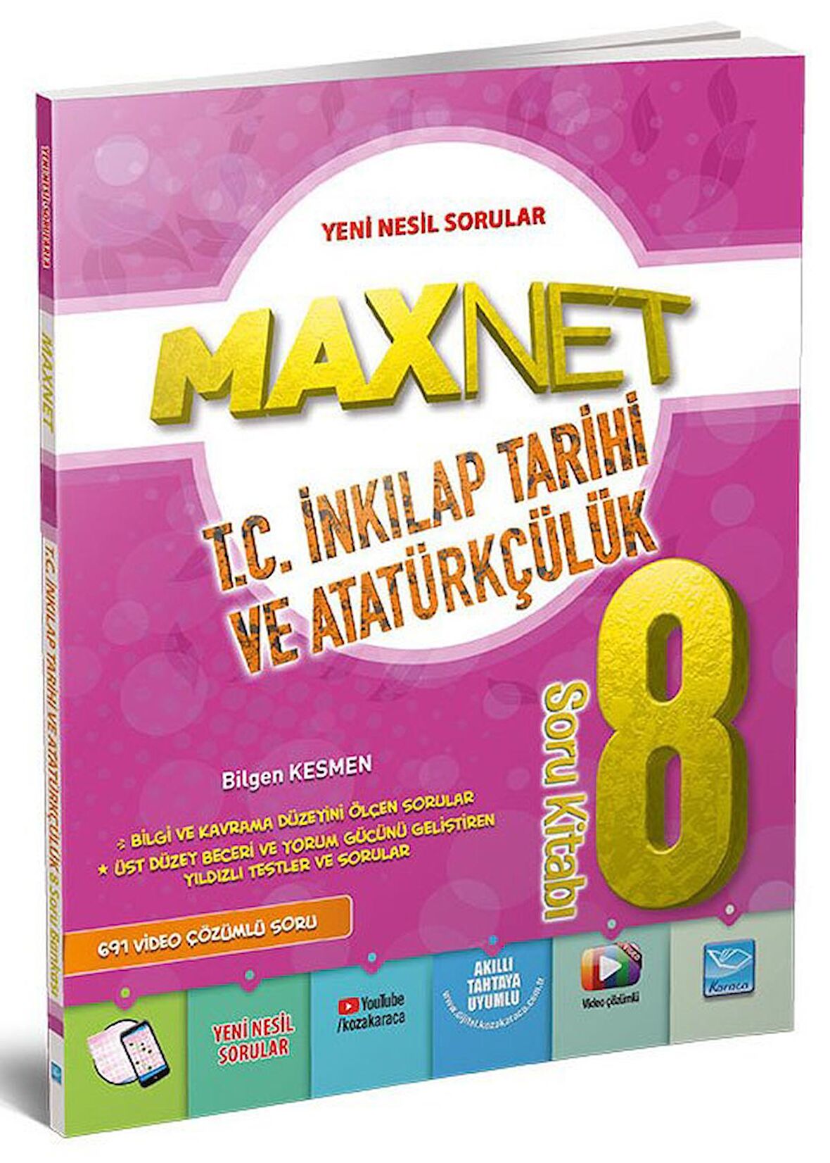 Karaca Eğitim Yayınları Maxnet 8. Sınıf T.c. İnkılap Tarihi Ve Atatürkçülük Soru Kitabı