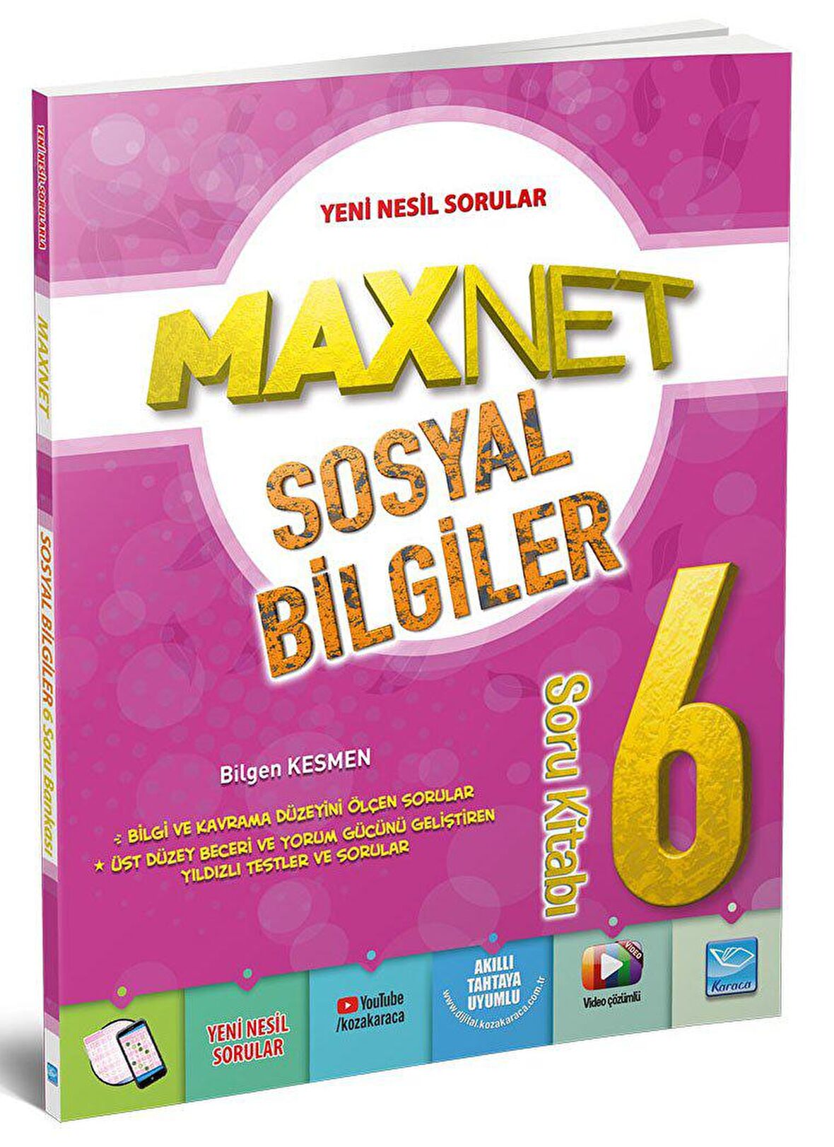 Karaca Eğitim Yayınları 6. Sınıf Sosyal Bilgiler Maxnet Soru Kitabı