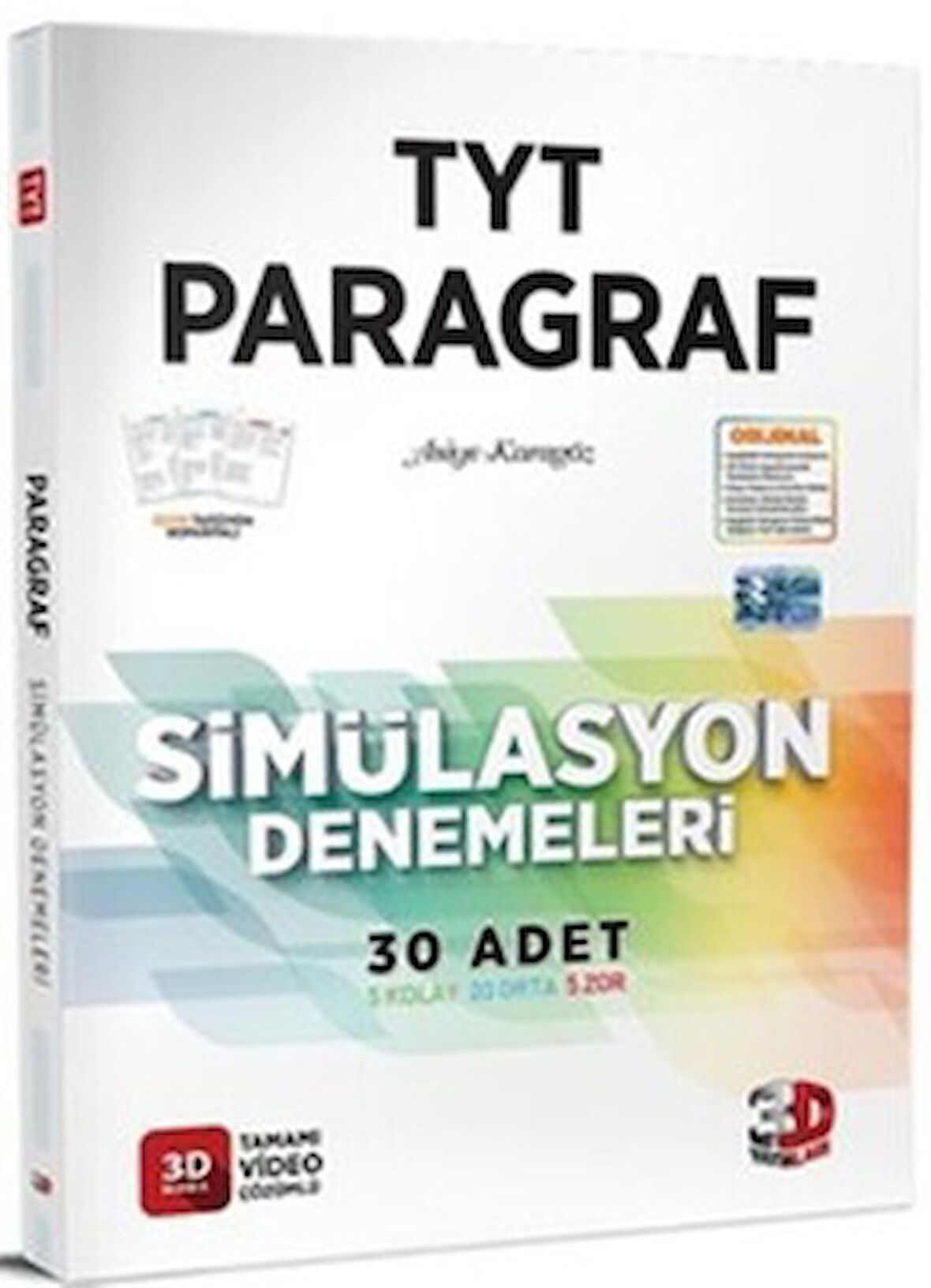 3D TYT Paragraf Sımulasyon 30 Deneme 2023