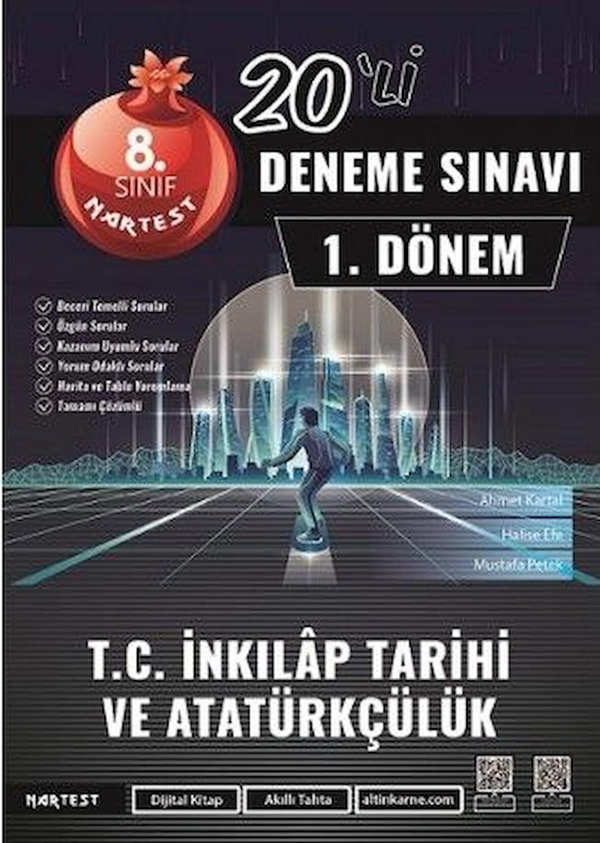 Nartest 8.Sınıf LGS 1.Dönem Gri Mod İnkılap Tarihi 20 Deneme - LGS 1.Dönem