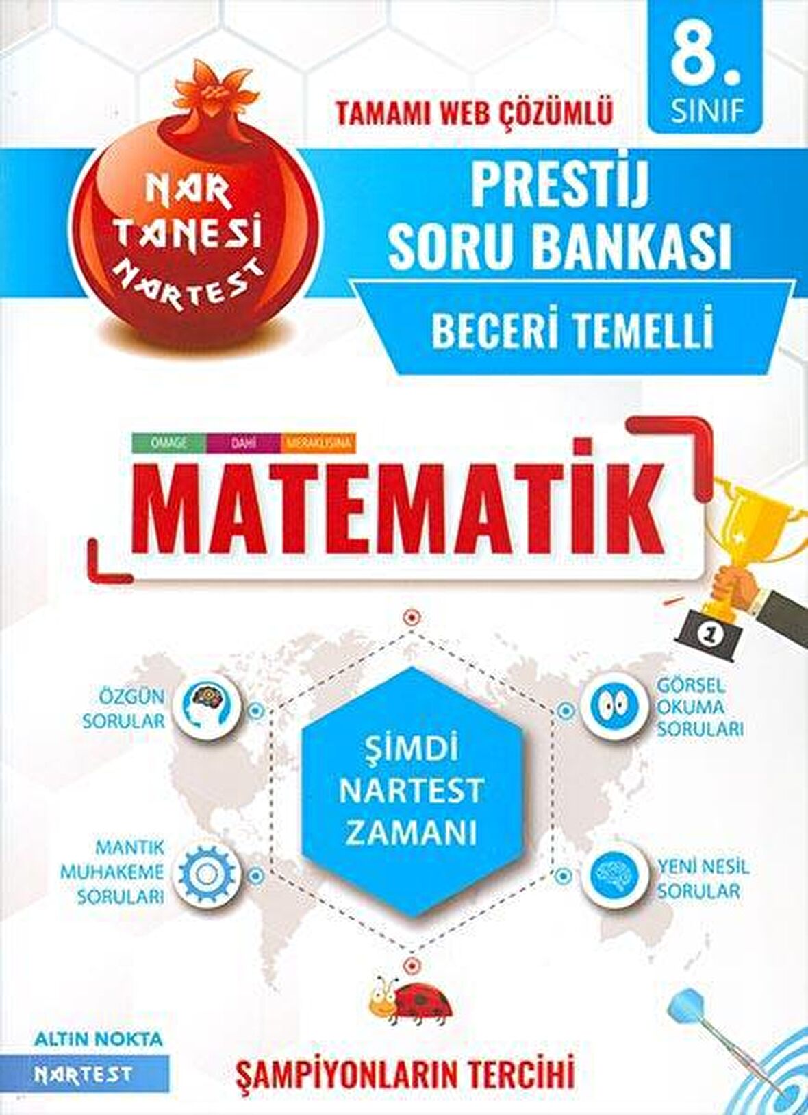 8.Sınıf Mavi Matematik Soru Bankası Nartest Yayınları