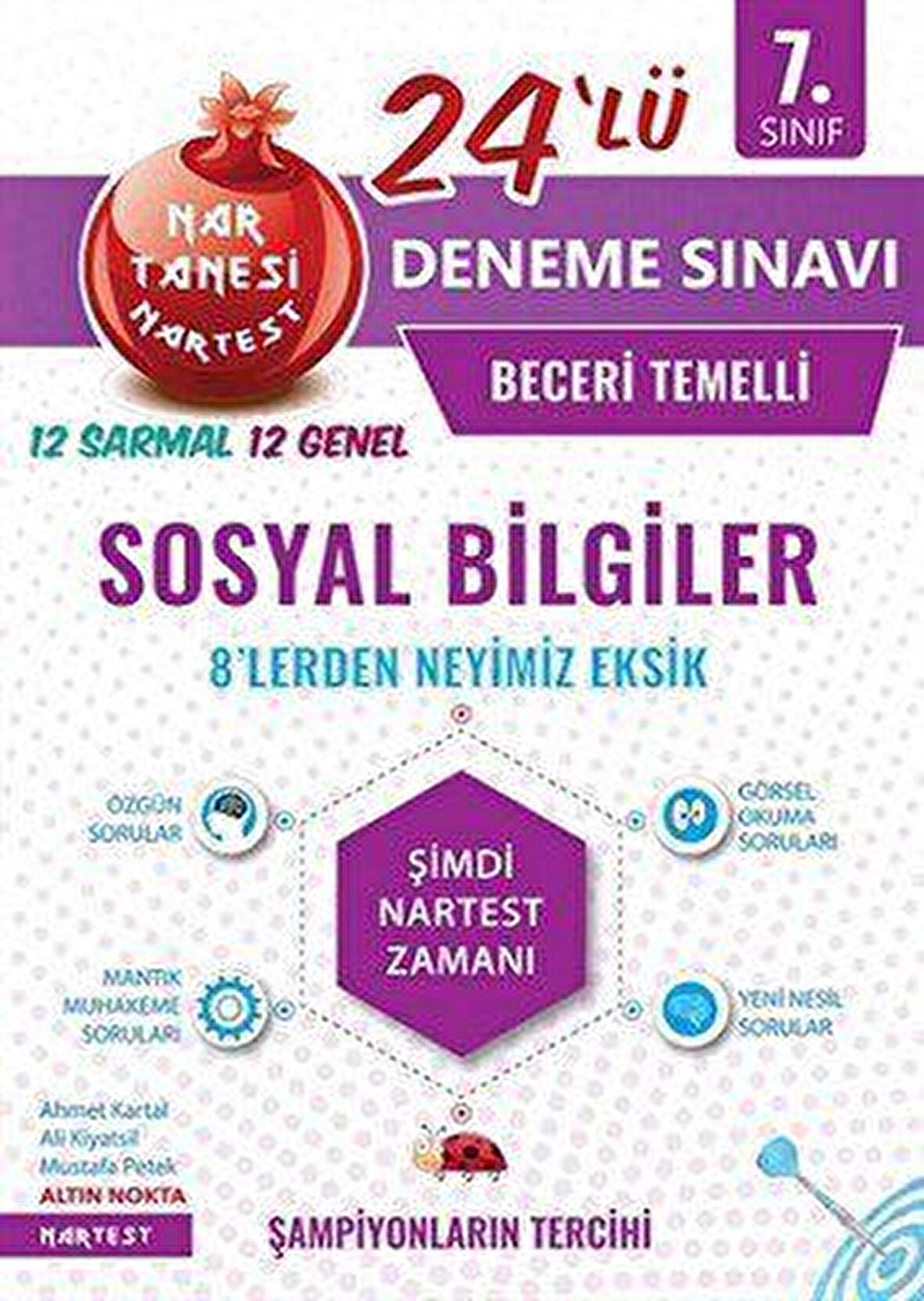 7. Sınıf Sosyal Bilgiler Nar Tanesi 24 lü Deneme Sınavı