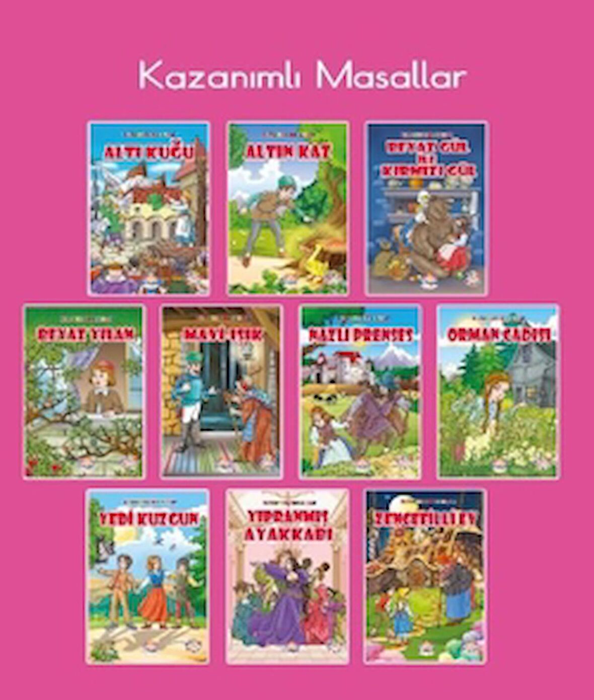 Dünya Klasik Masalları Seti (10 Kitap Takım Kutulu)