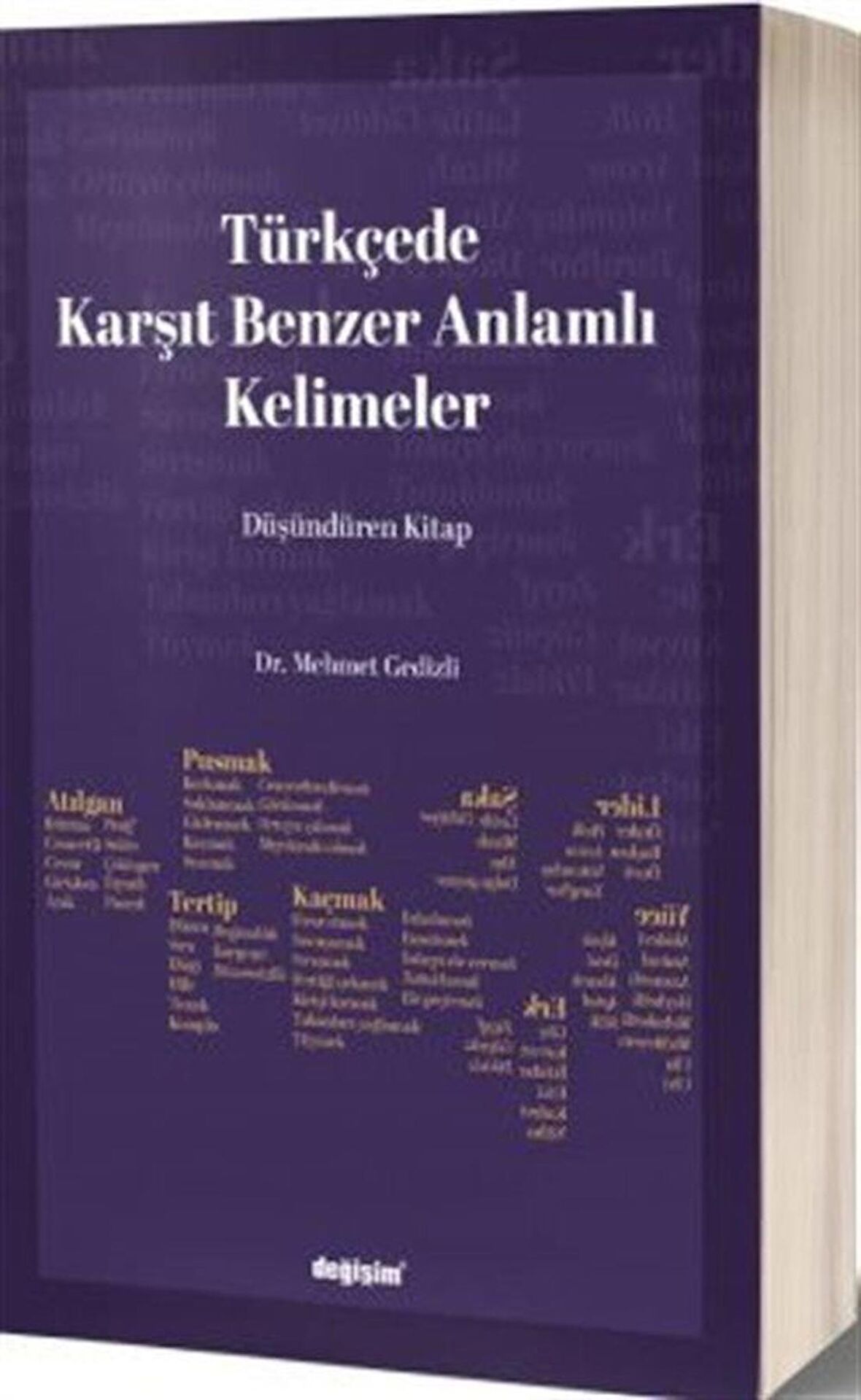 Türkçede Karşıt Benzer Anlamlı Kelimeler