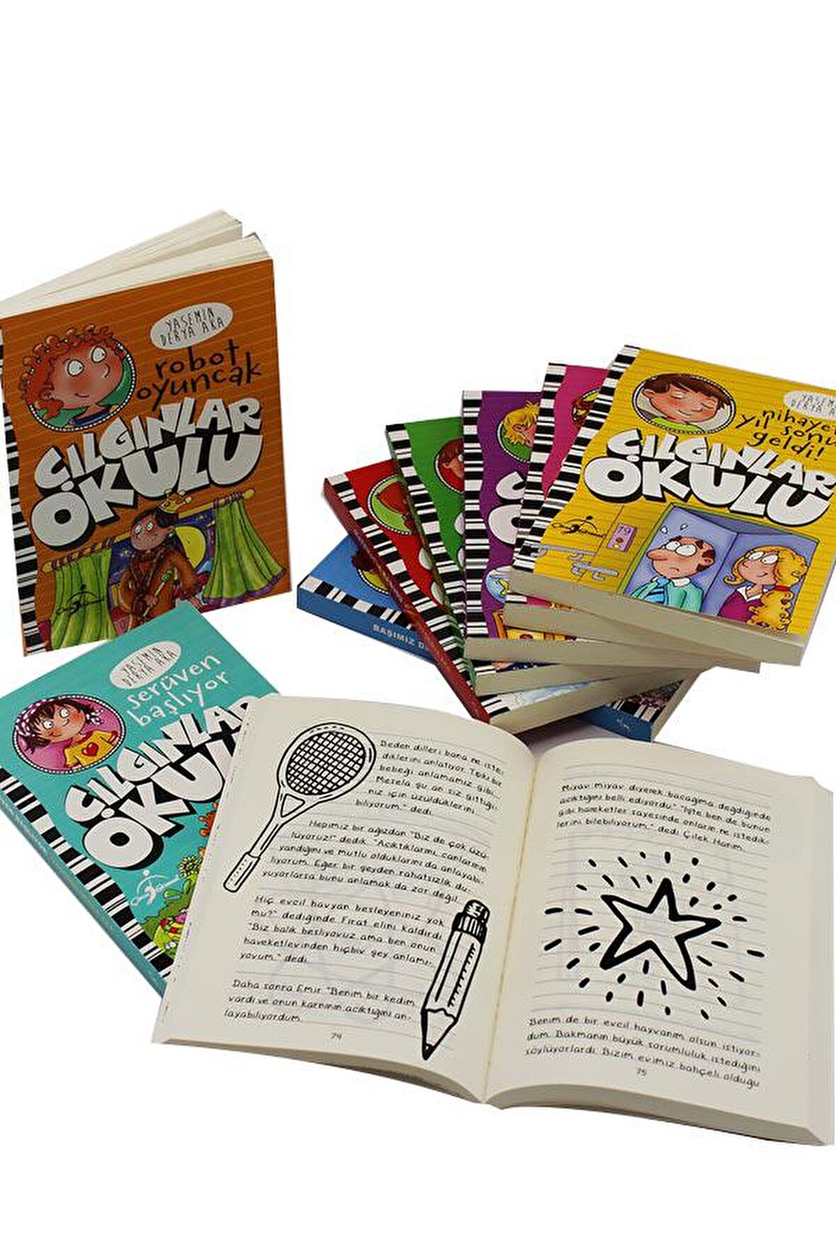  Çılgınlar Okulu Serisi - 9 Kitap