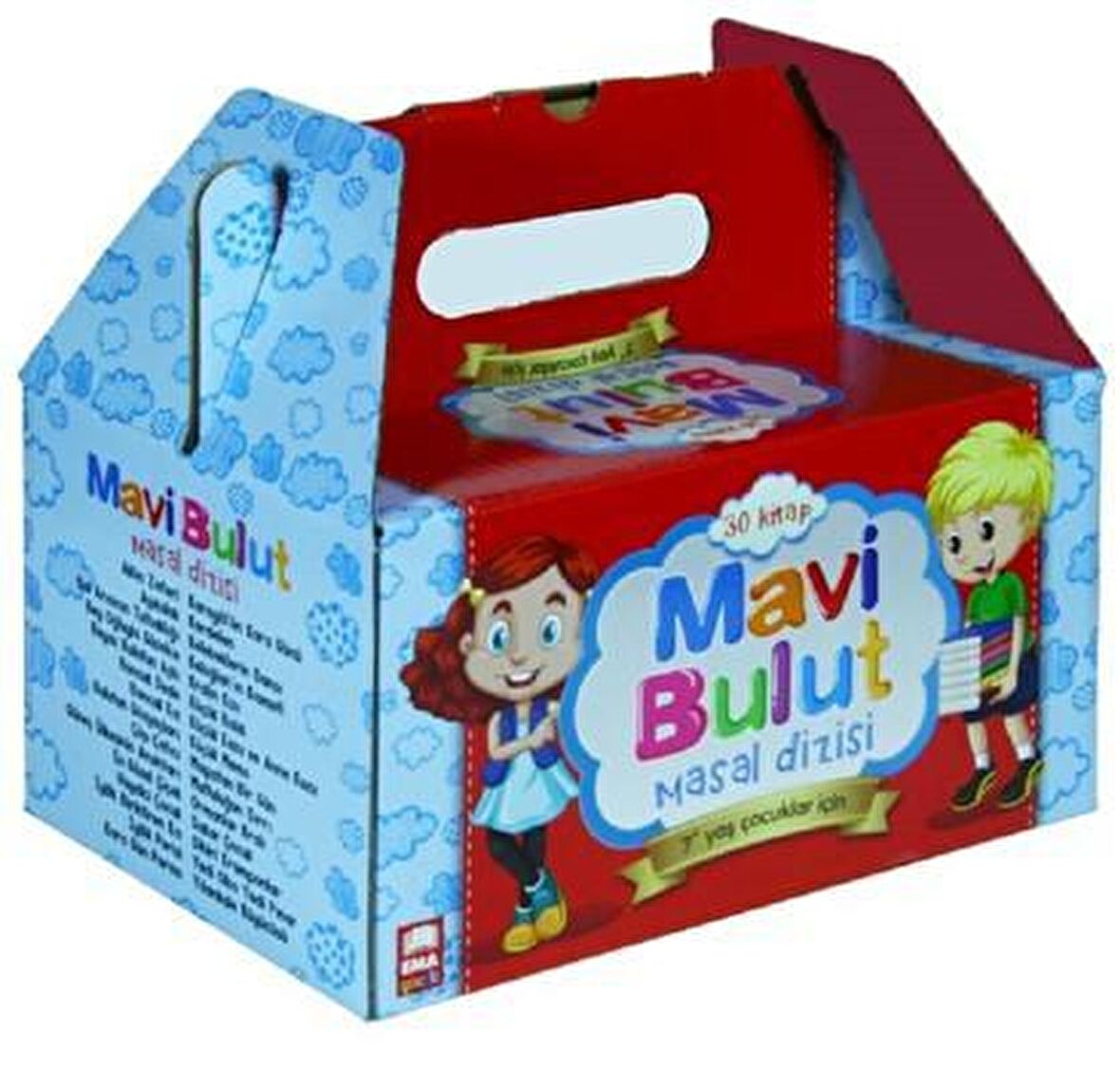 Mavi Bulut Masal Dizisi Seti-30 Kitap Takım Kutulu