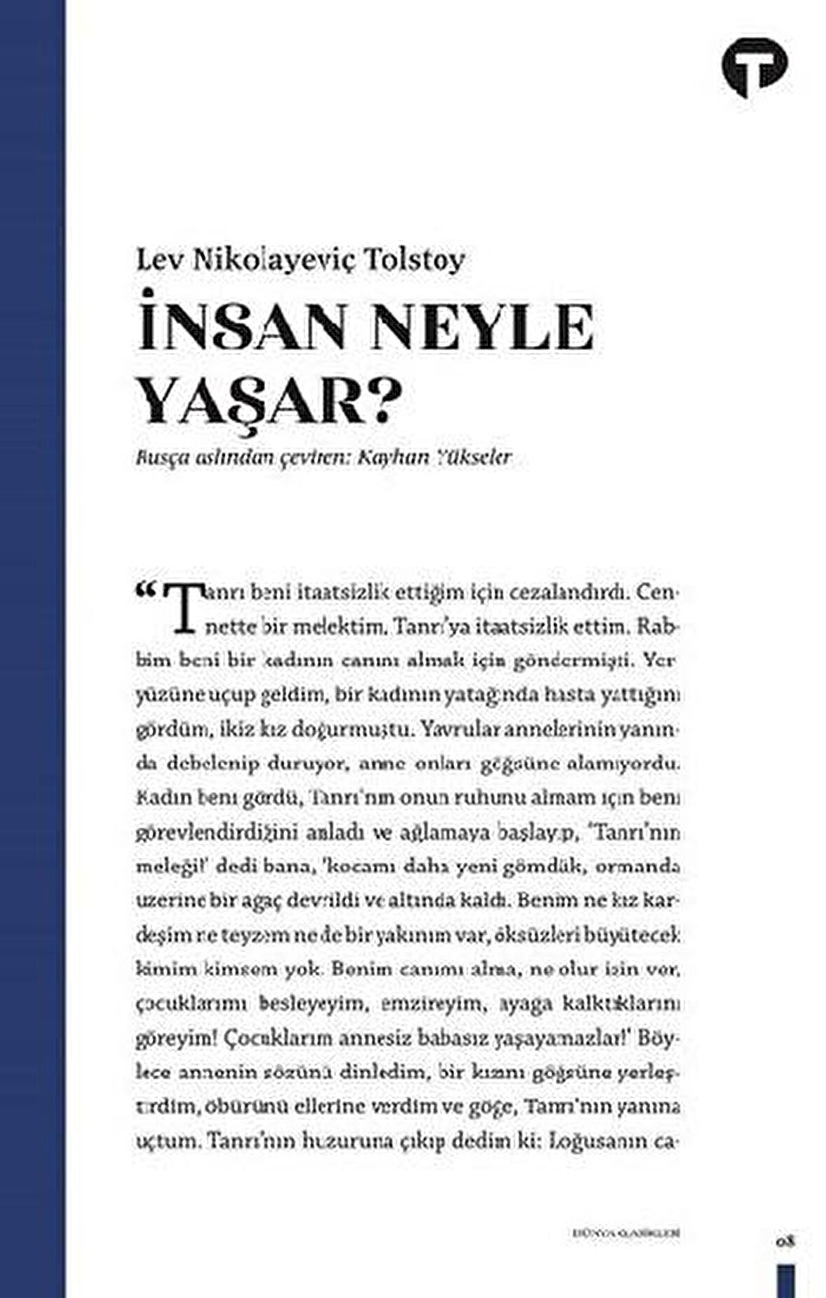 İnsan Ne İle Yaşar?