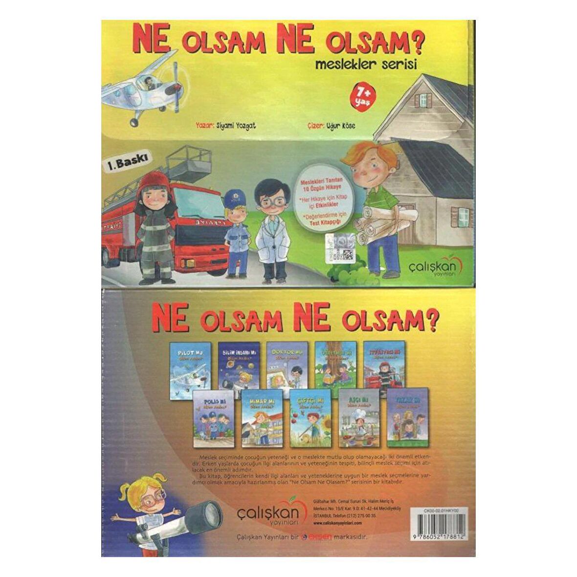 Ne Olsam Ne Olsam? Meslekler Serisi Seti - 10 Kitap