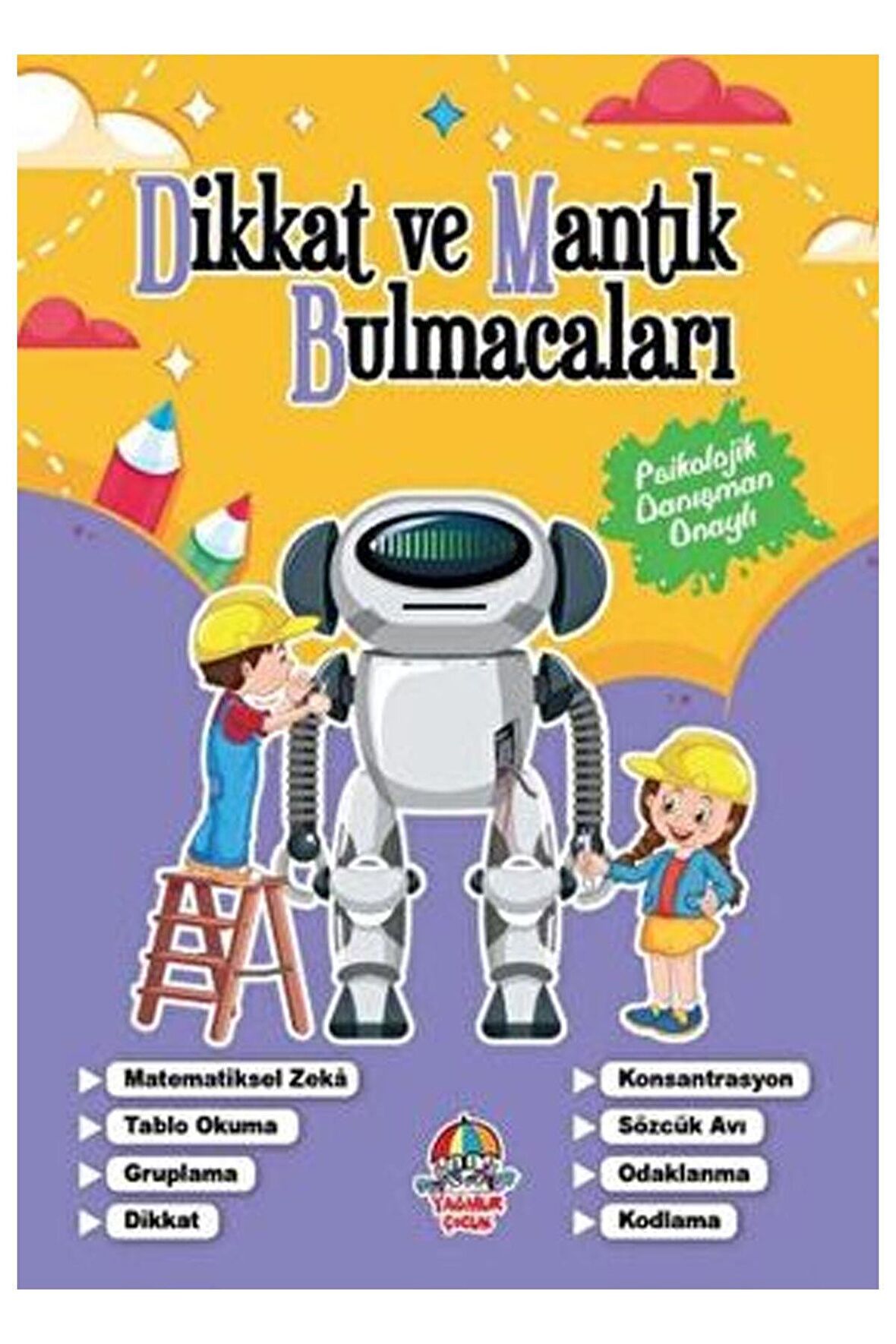 Dikkat Ve Mantık Bulmacaları - Mor Kitap