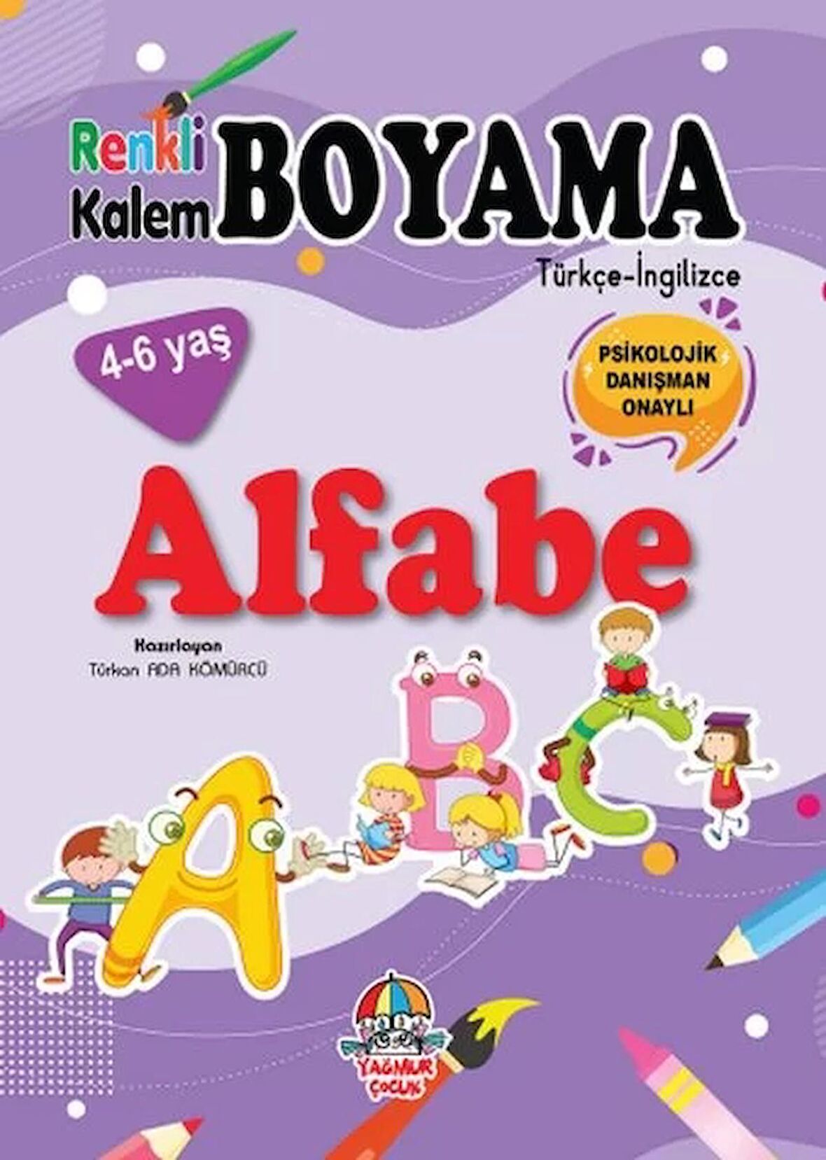 Renkli Kalem Boyama / Alfabe