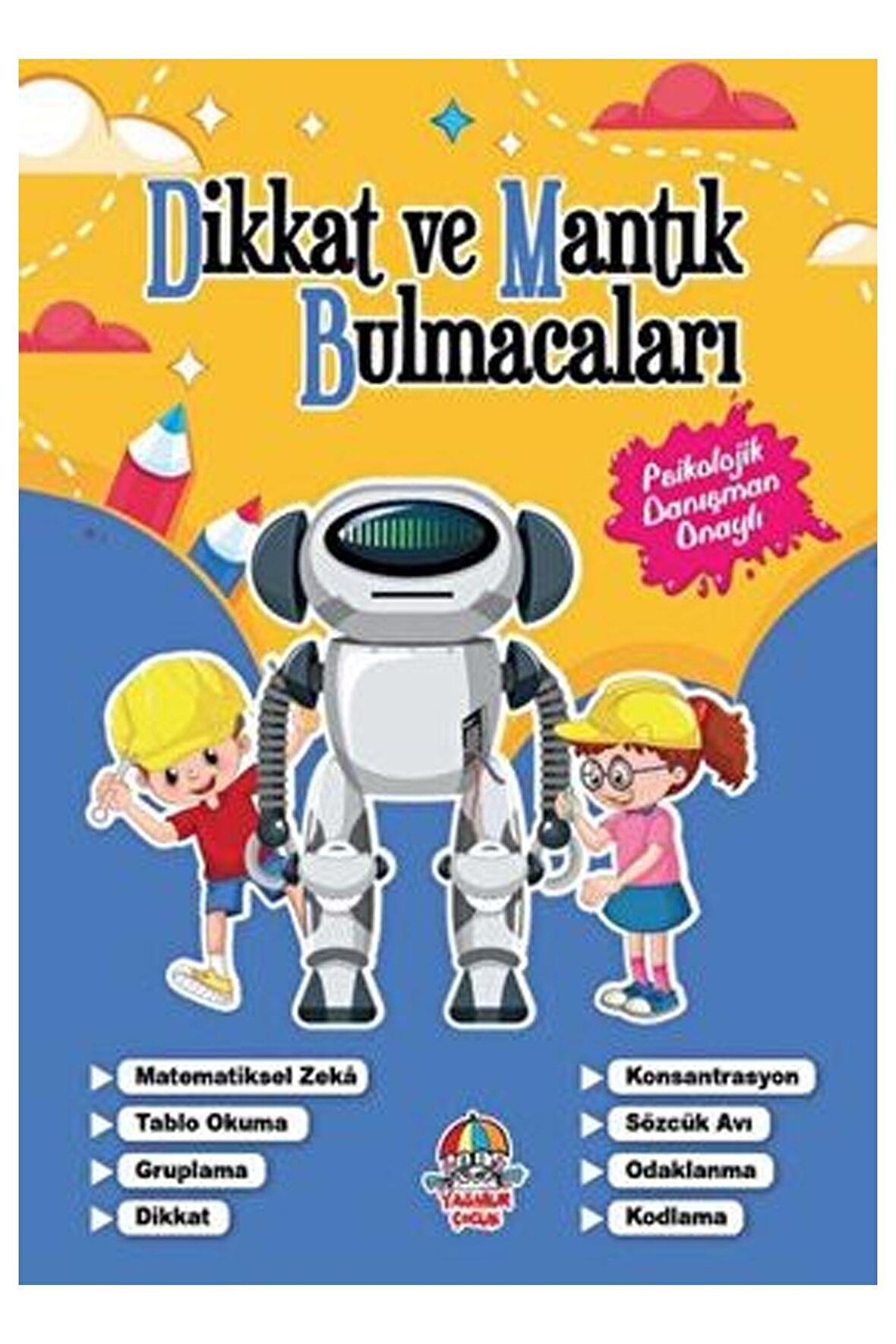 Dikkat Ve Mantık Bulmacaları - Lacivert Kitap