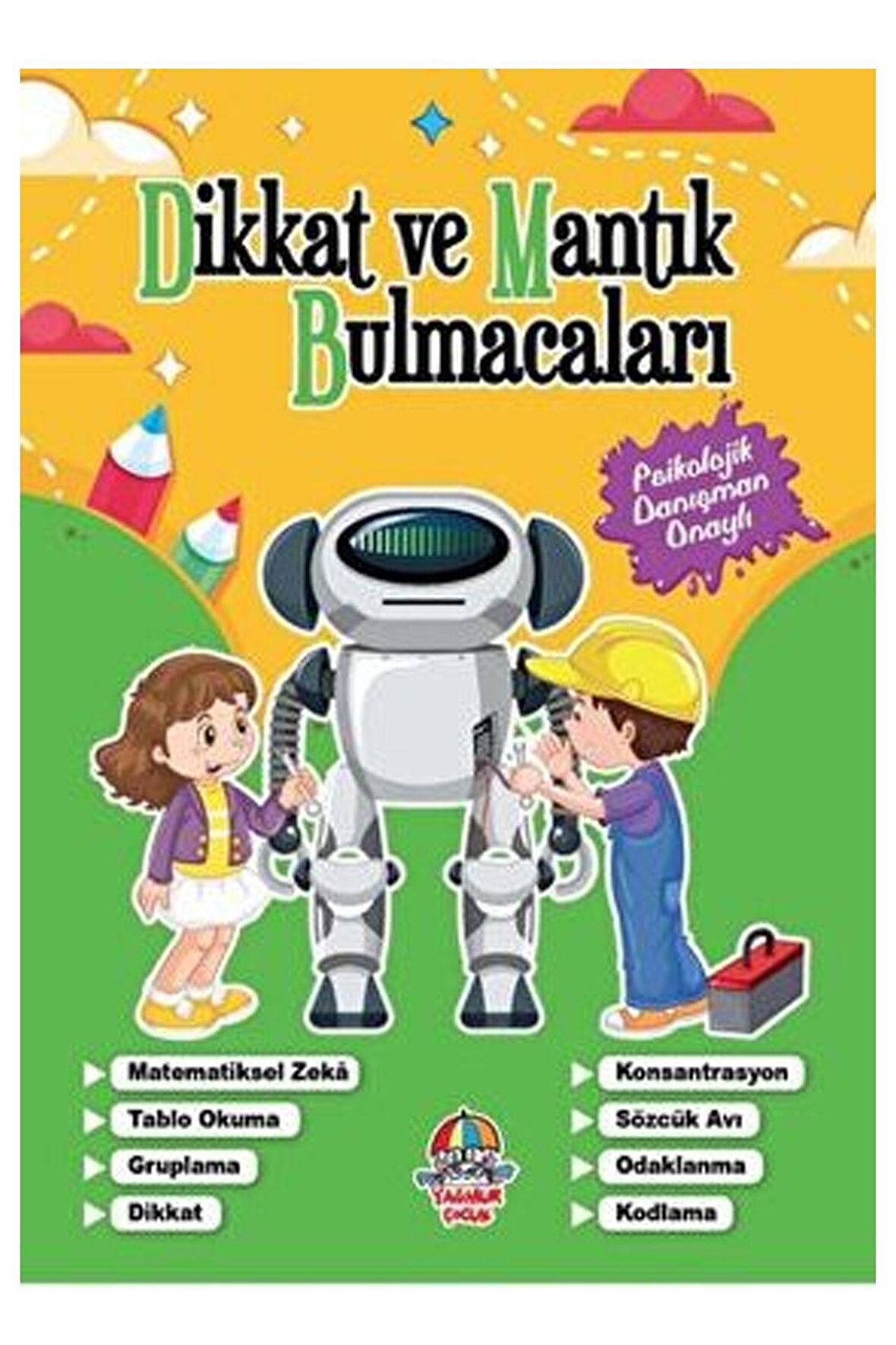 Dikkat Ve Mantık Bulmacaları - Yeşil Kitap