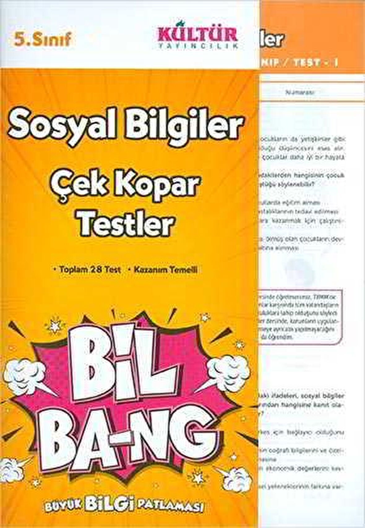 Kültür 5.Sınıf Sosyal Bilgiler Yaprak Test