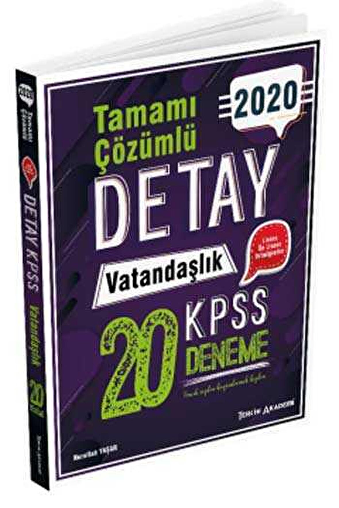 Tercih Akademi KPSS Detay Vatandaşlık Tamamı Çözümlü 20 Deneme