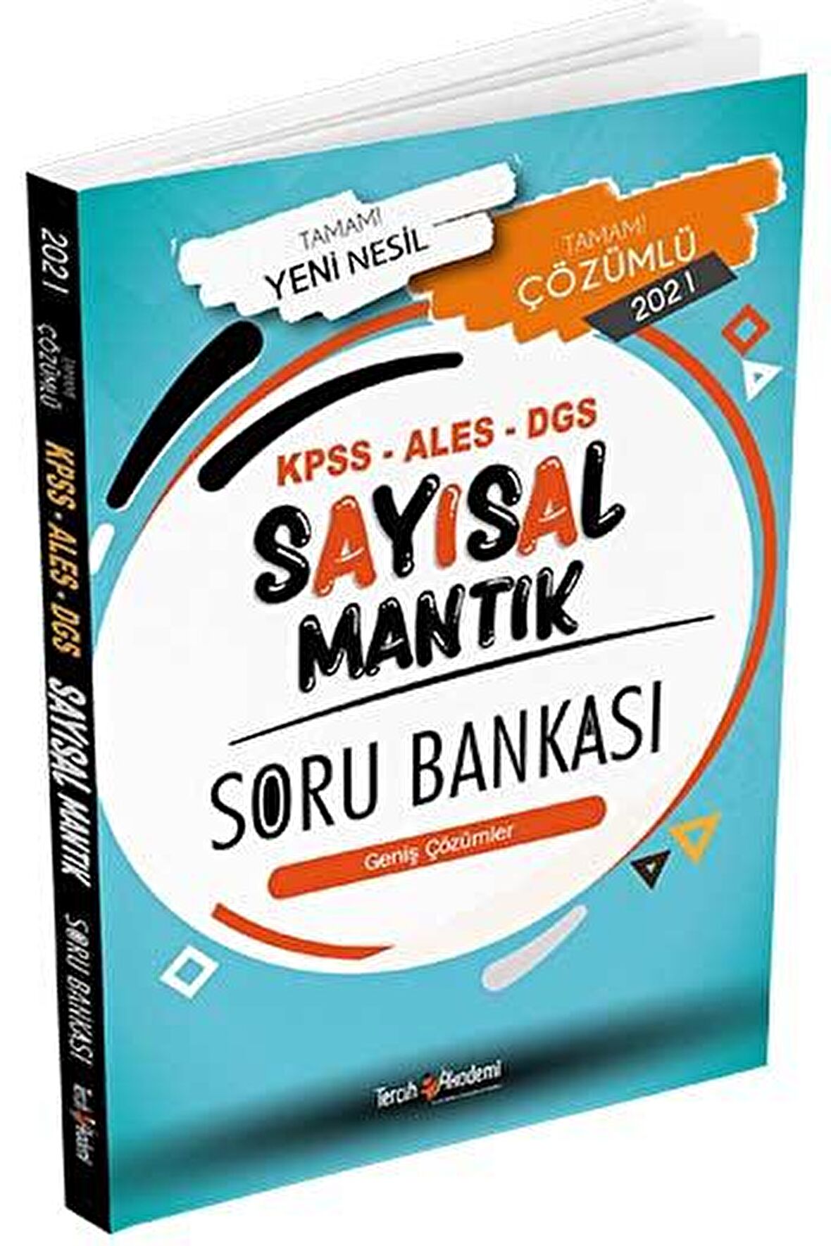 2021 KPSS ALES DGS Çözümlü Sayısal Mantık Soru Bankası Tercih Akademi Yayınları