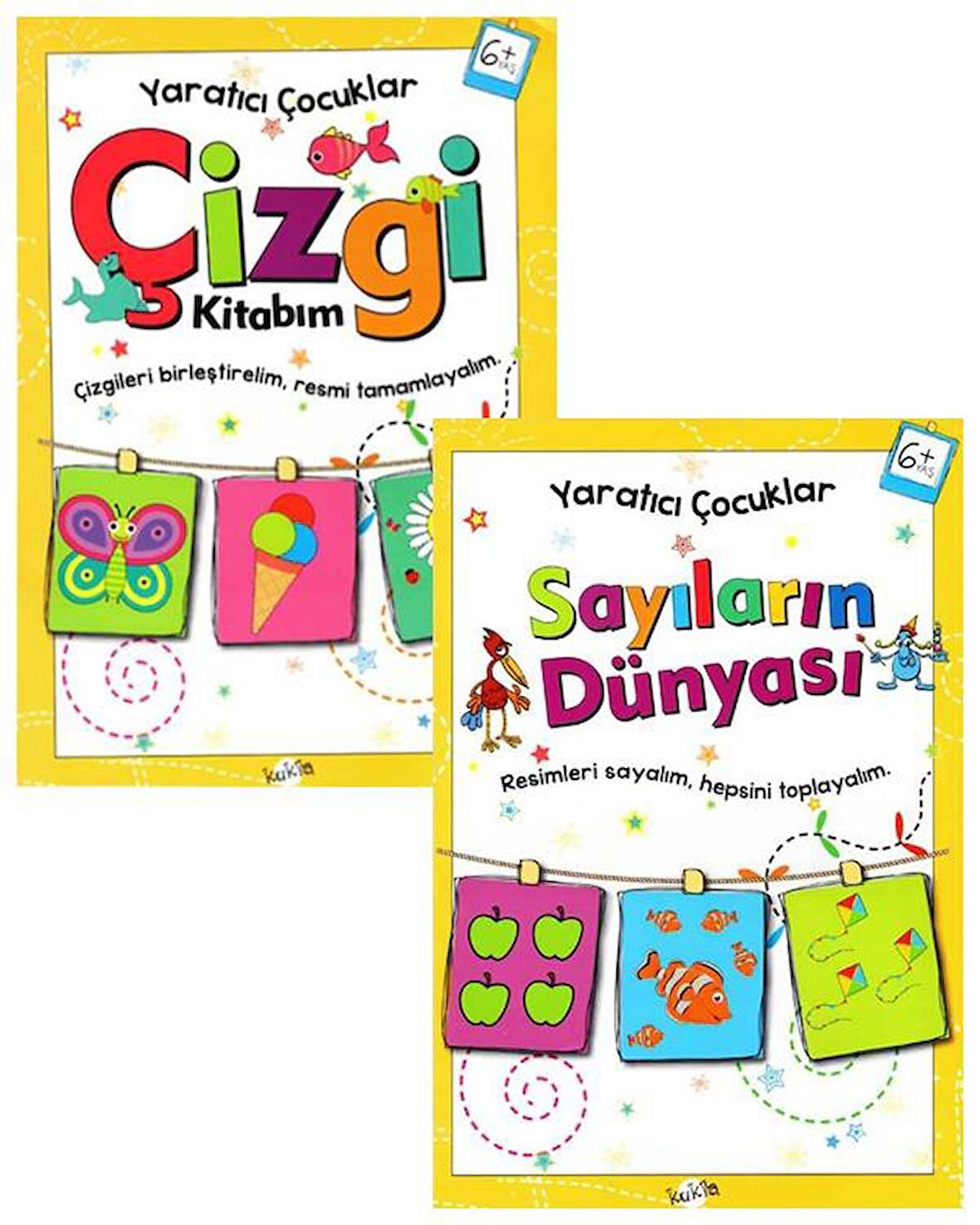 Yaratıcı Çocuklar Sayıların Dünyası - Çizgi Kitabım 2’li Set (6+ Yaş)