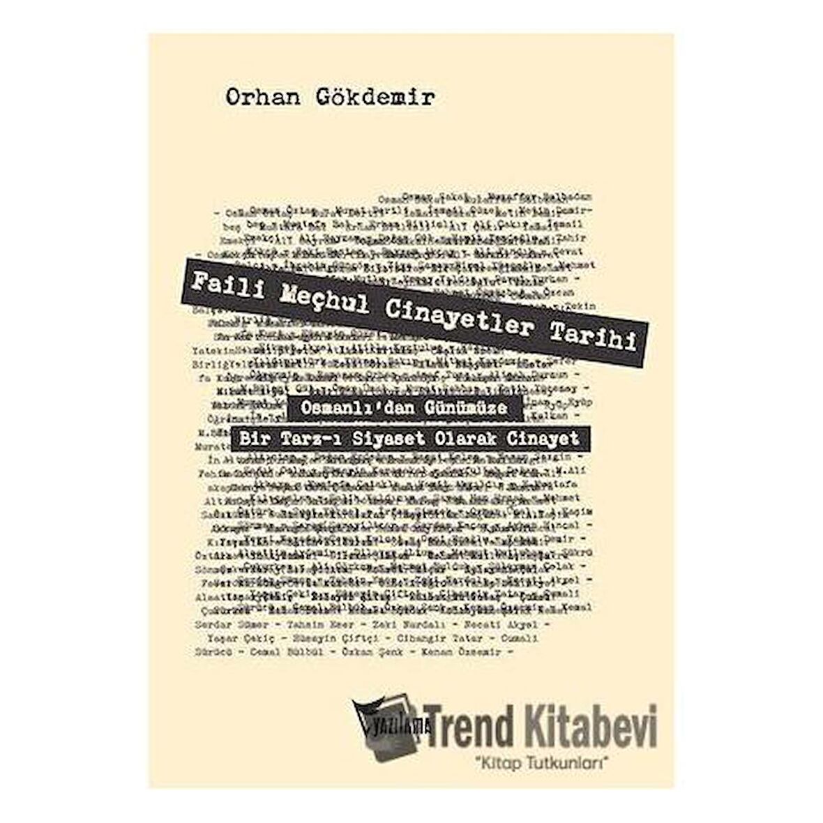 Faili Meçhul Cinayetler Tarihi