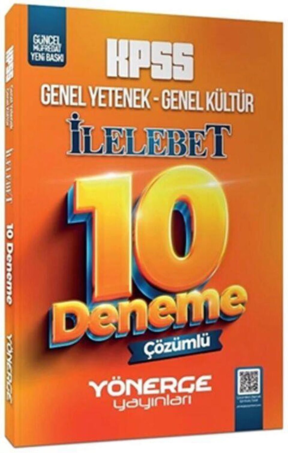 KPSS Genel Yetenek Genel Kültür İlelebet 10 Deneme Çözümlü