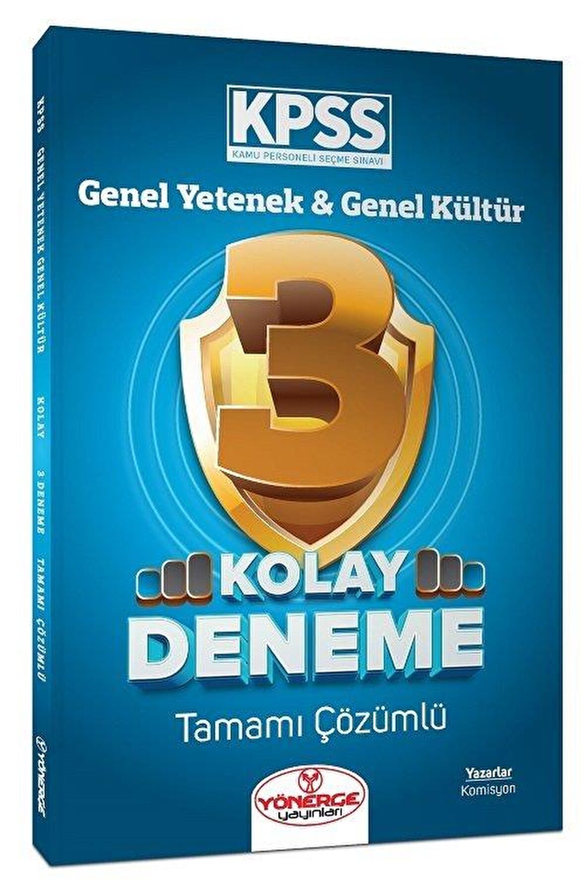 KPSS Genel Yetenek Genel Kültür Kolay 3 Deneme Çözümlü