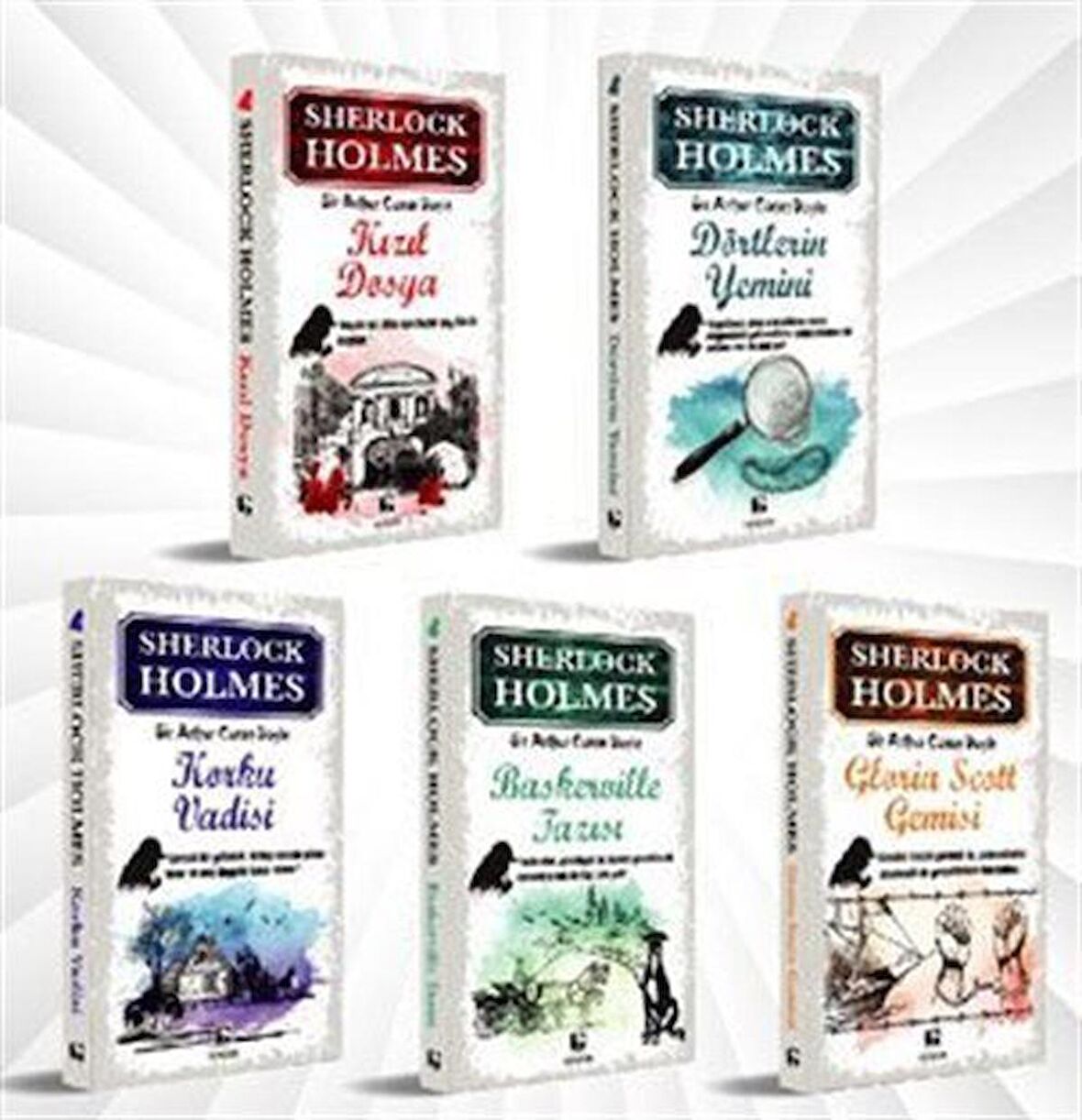 Sherlock Holmes Seti (5 Kitap Takım)